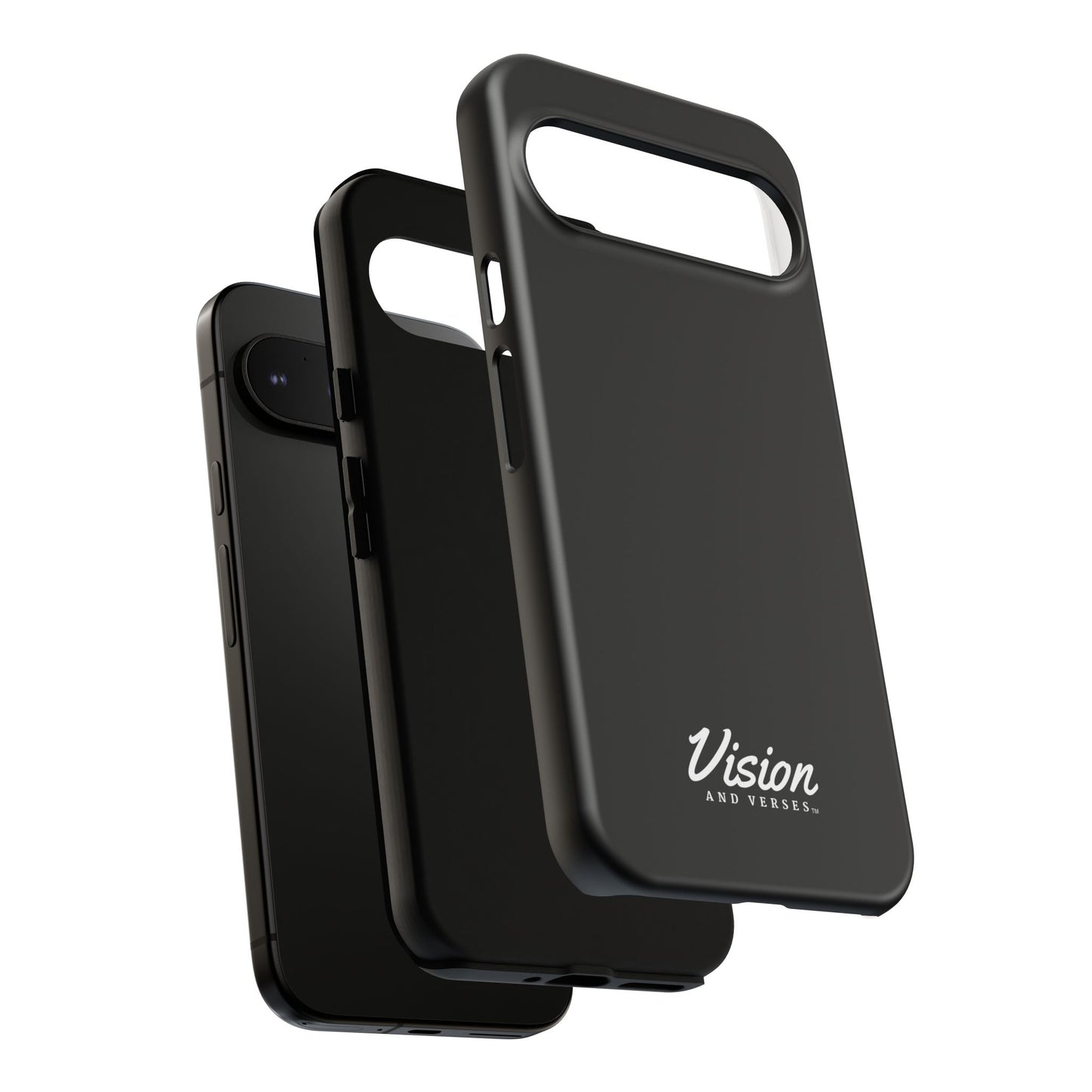 Black Vision and Verses Tough Phone Case