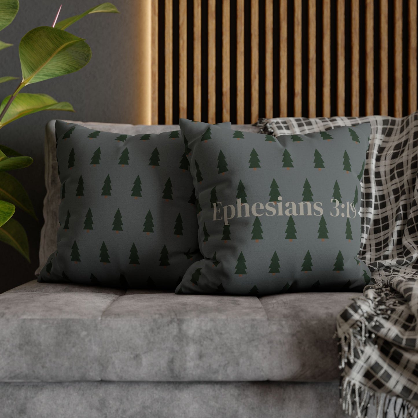 Charming Forest Pillowcase (Ephesians 3:19)