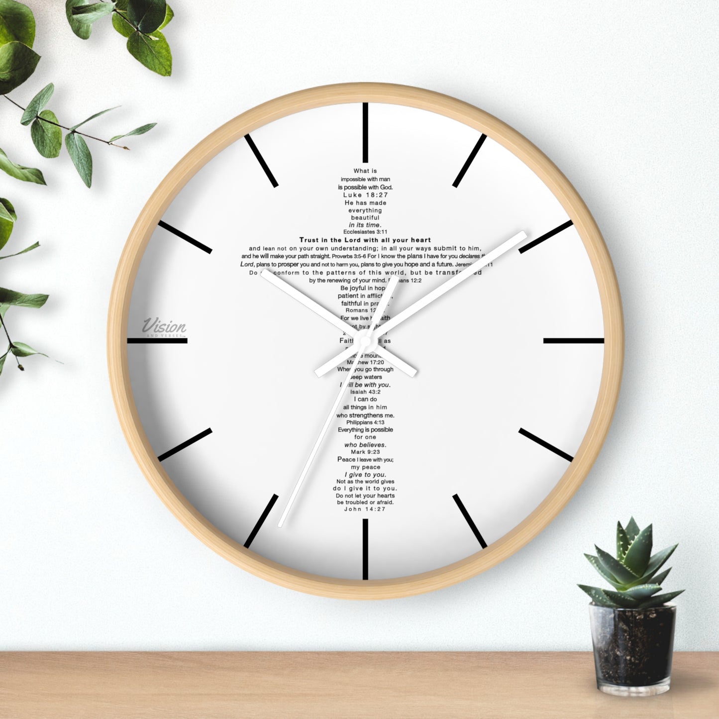 The Challenge Cross - Wall Clock