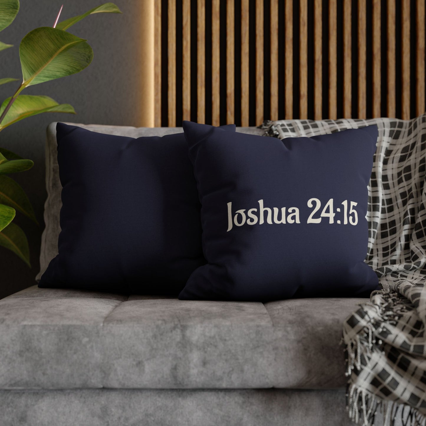 Charming Scripture Pillowcase (Joshua 24:15)