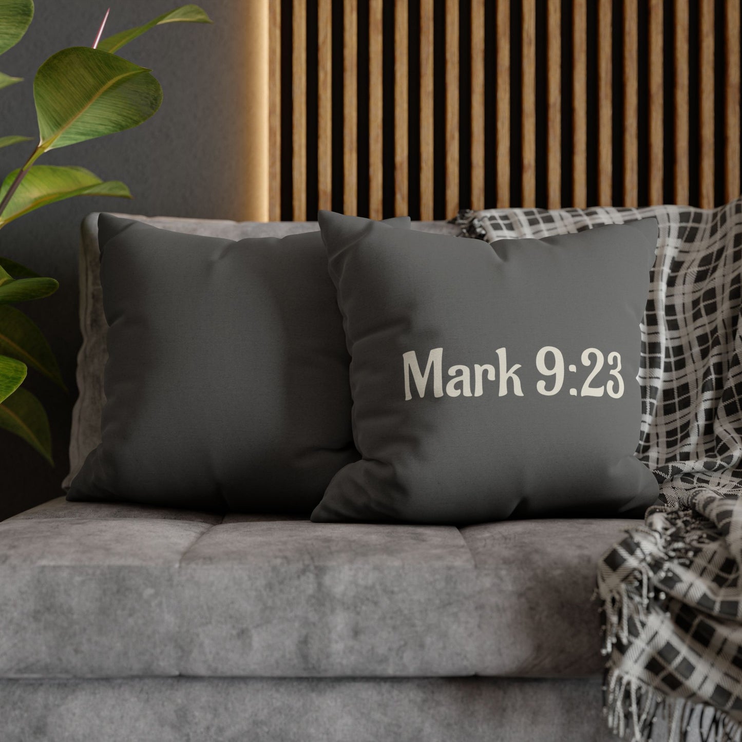 Charming Scripture Pillowcase (Mark 9:23)