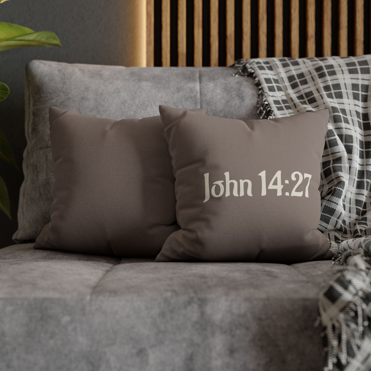 Charming Scripture Pillowcase (John 14:27)