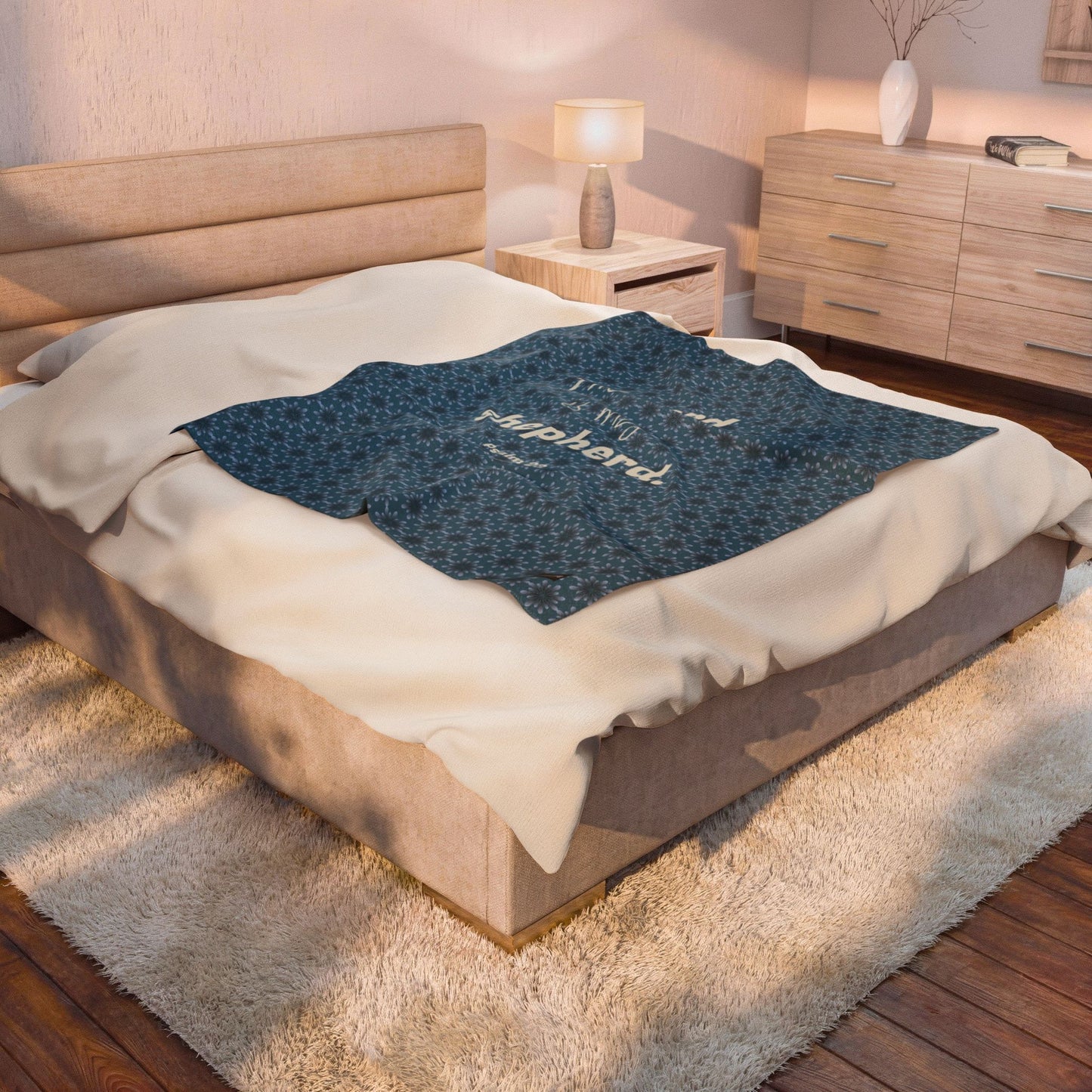 *NEW* Cozy Countryside Plush Blanket (Psalm 23)