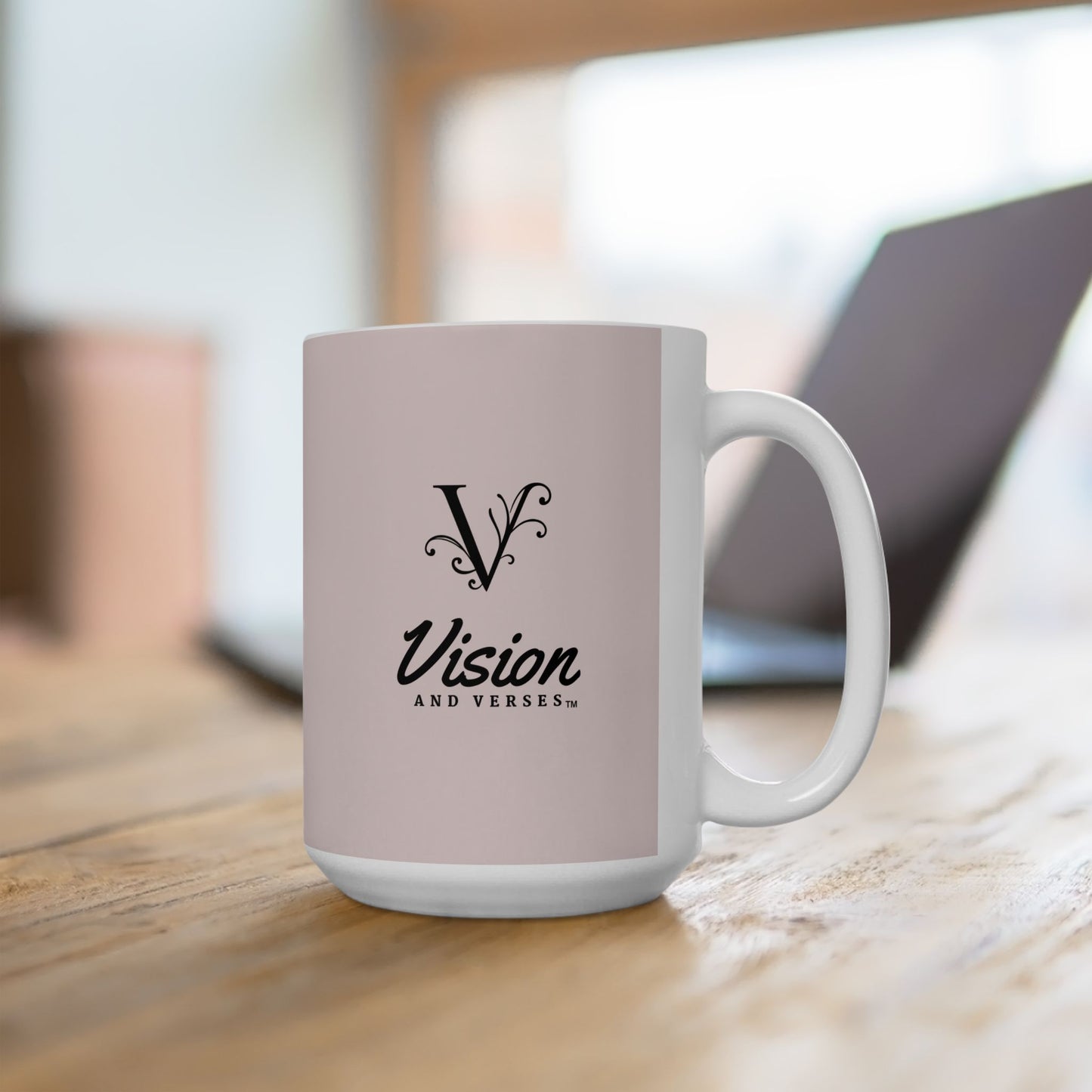 Elegant Vision and Verses Ceramic Mug