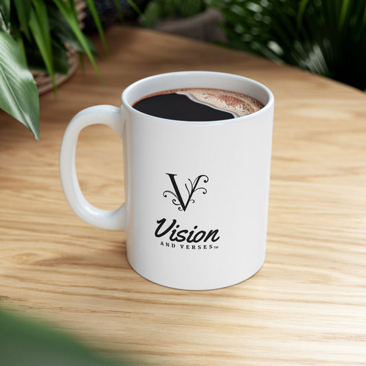 Elegant Vision and Verses Ceramic Mug