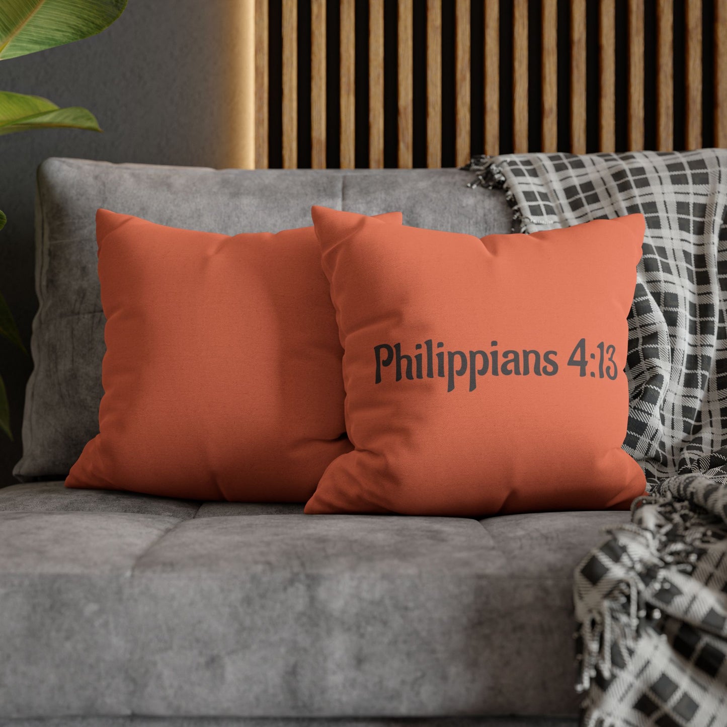 Charming Scripture Pillowcase (Philippians 4:13)