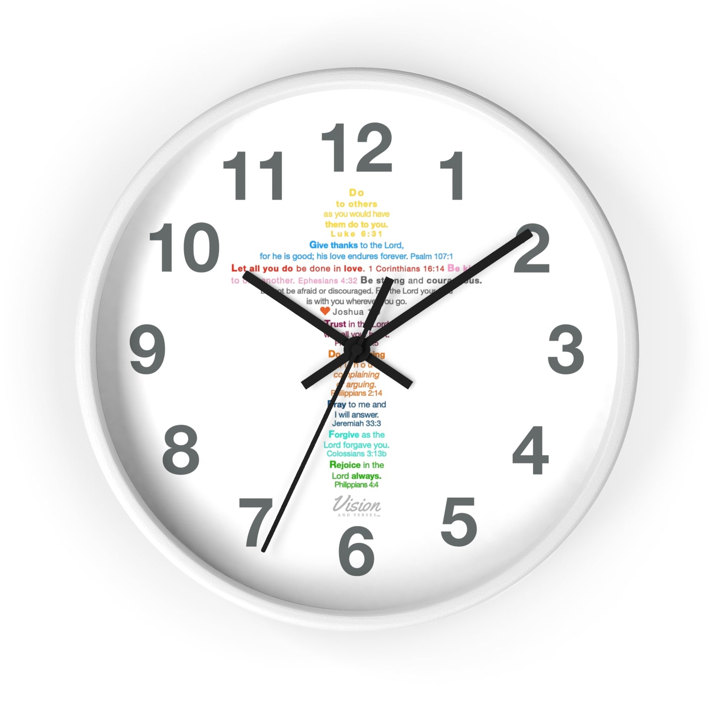 *MOST SOLD* The Kids Cross - Wall Clock (numbers)