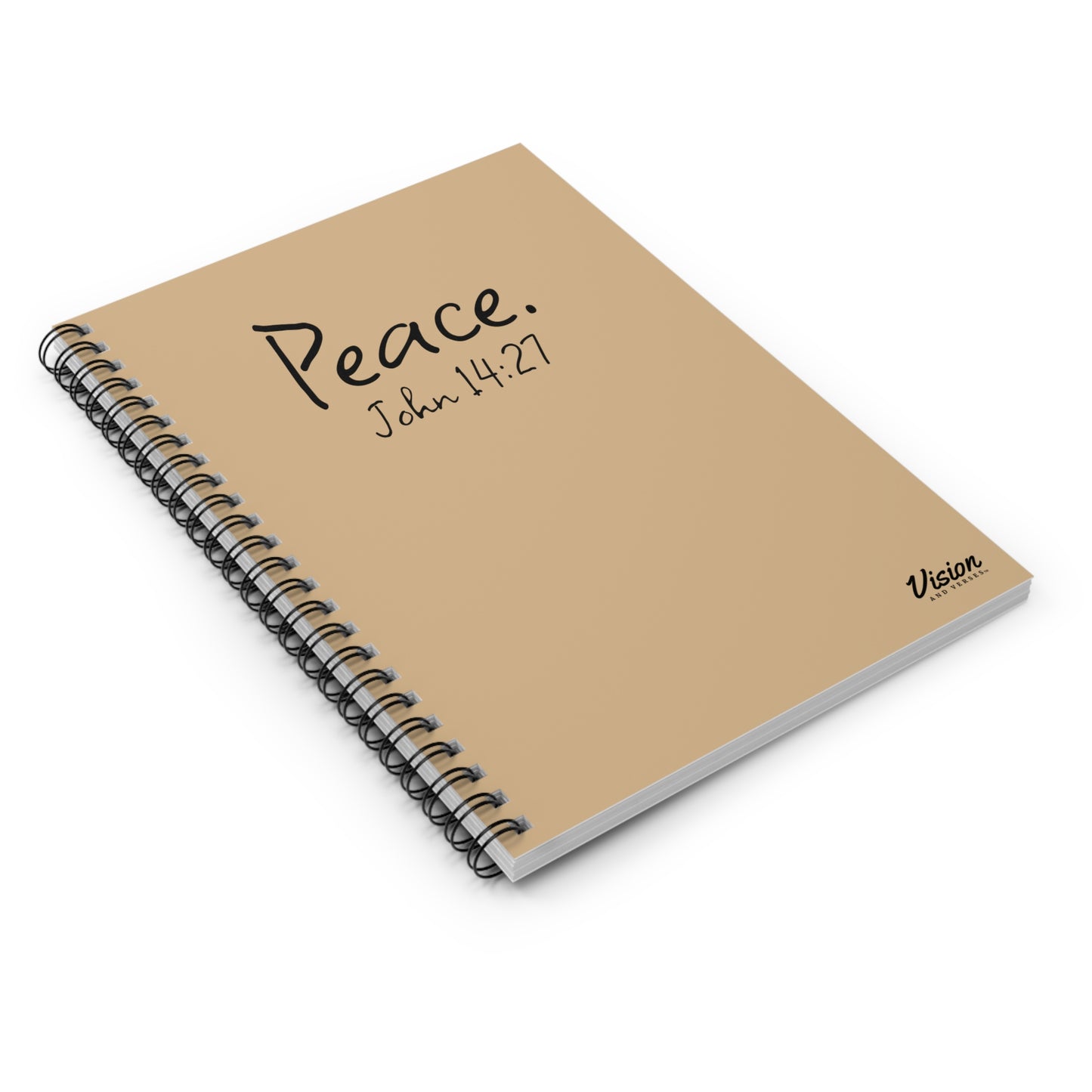 Inspirational Spiral Notebook (John 14:27)