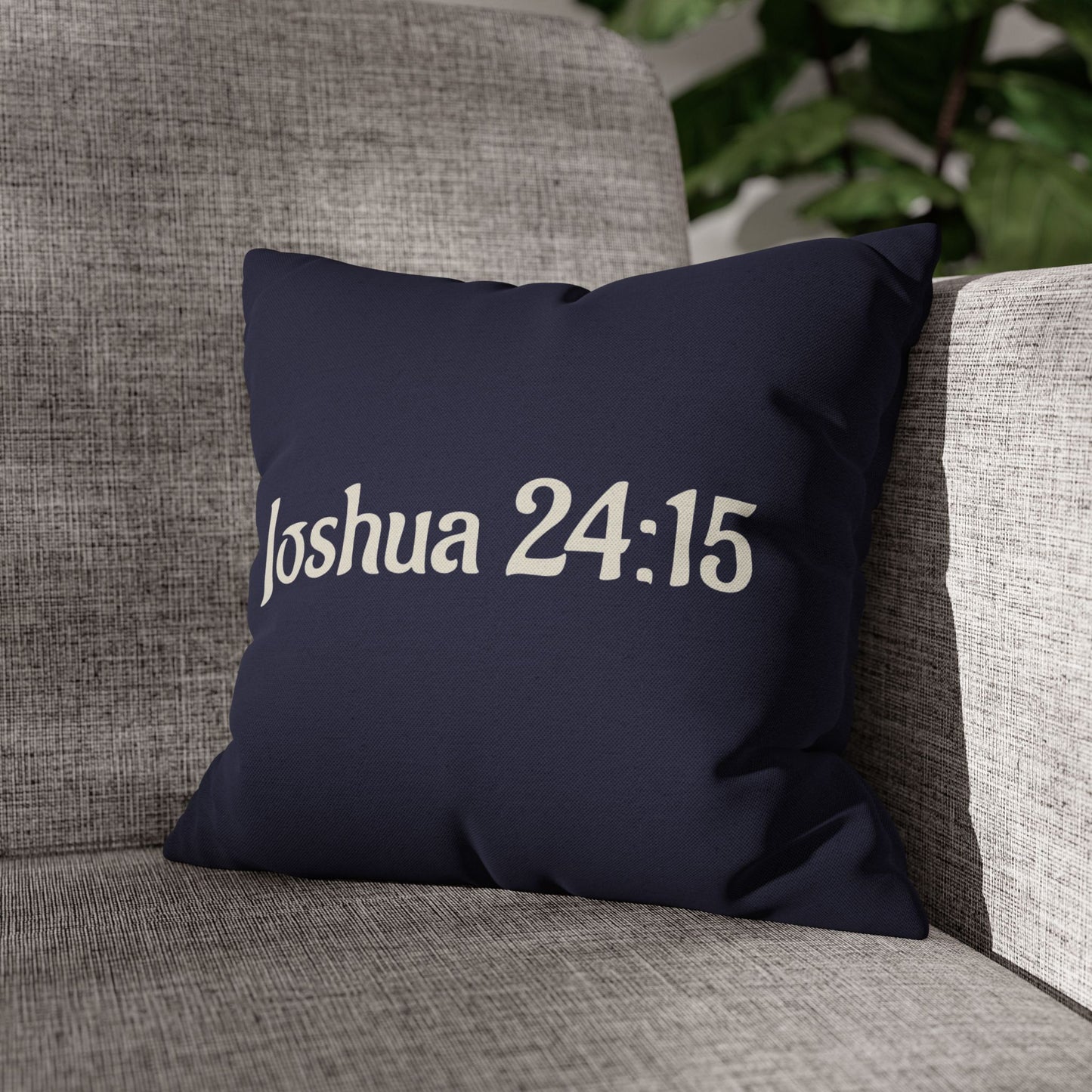 Charming Scripture Pillowcase (Joshua 24:15)