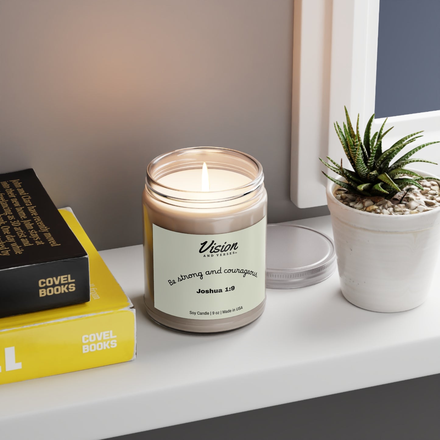 Joshua 1:9 | Scripture Scented Soy Candle (9oz)