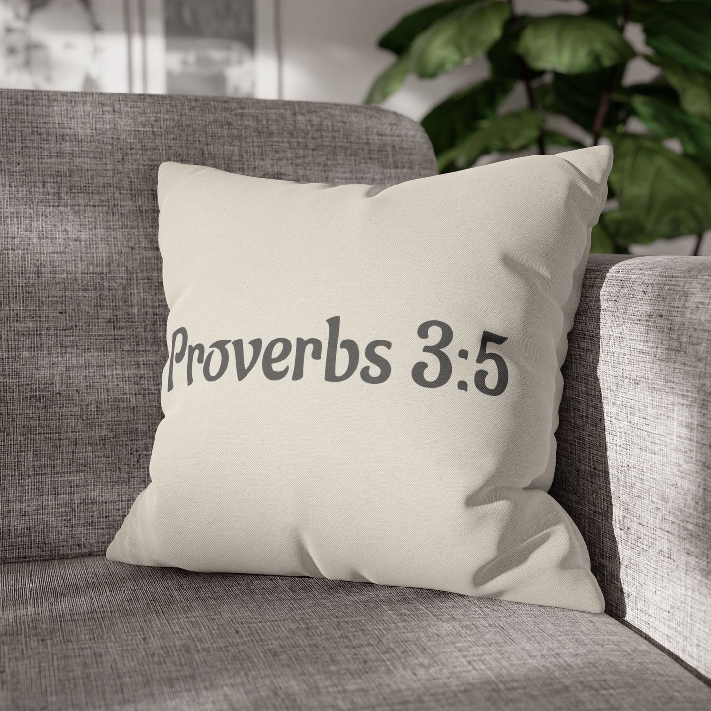 Charming Scripture Pillowcase (Proverbs 3:5)