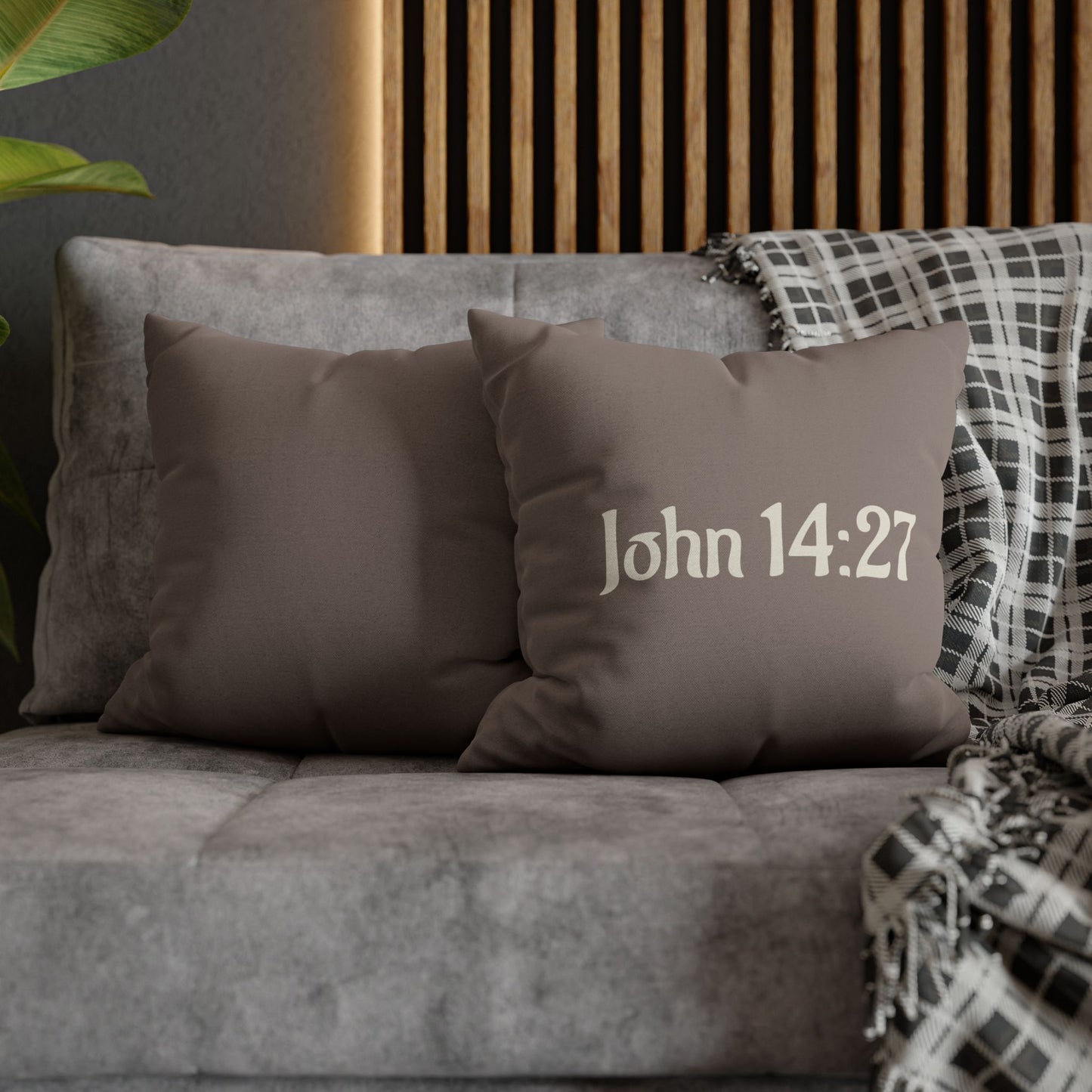 Charming Scripture Pillowcase (John 14:27)