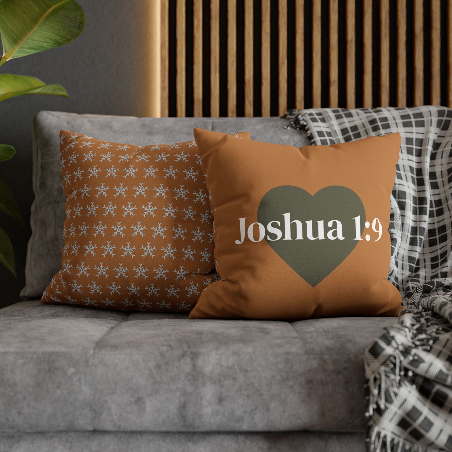 Charming Polar Pillowcase (Joshua 1:9)
