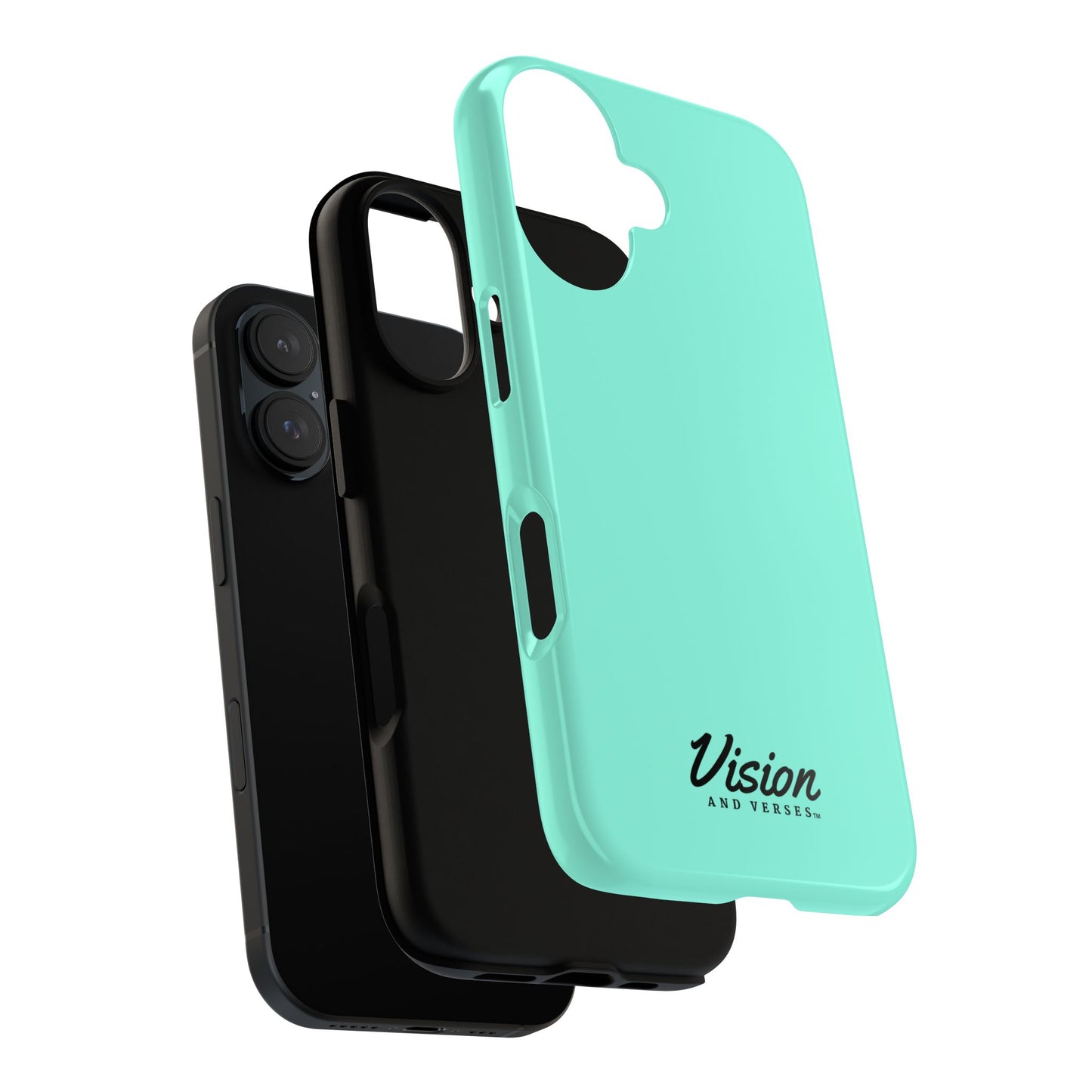 Aquamarine Vision and Verses Tough Phone Case