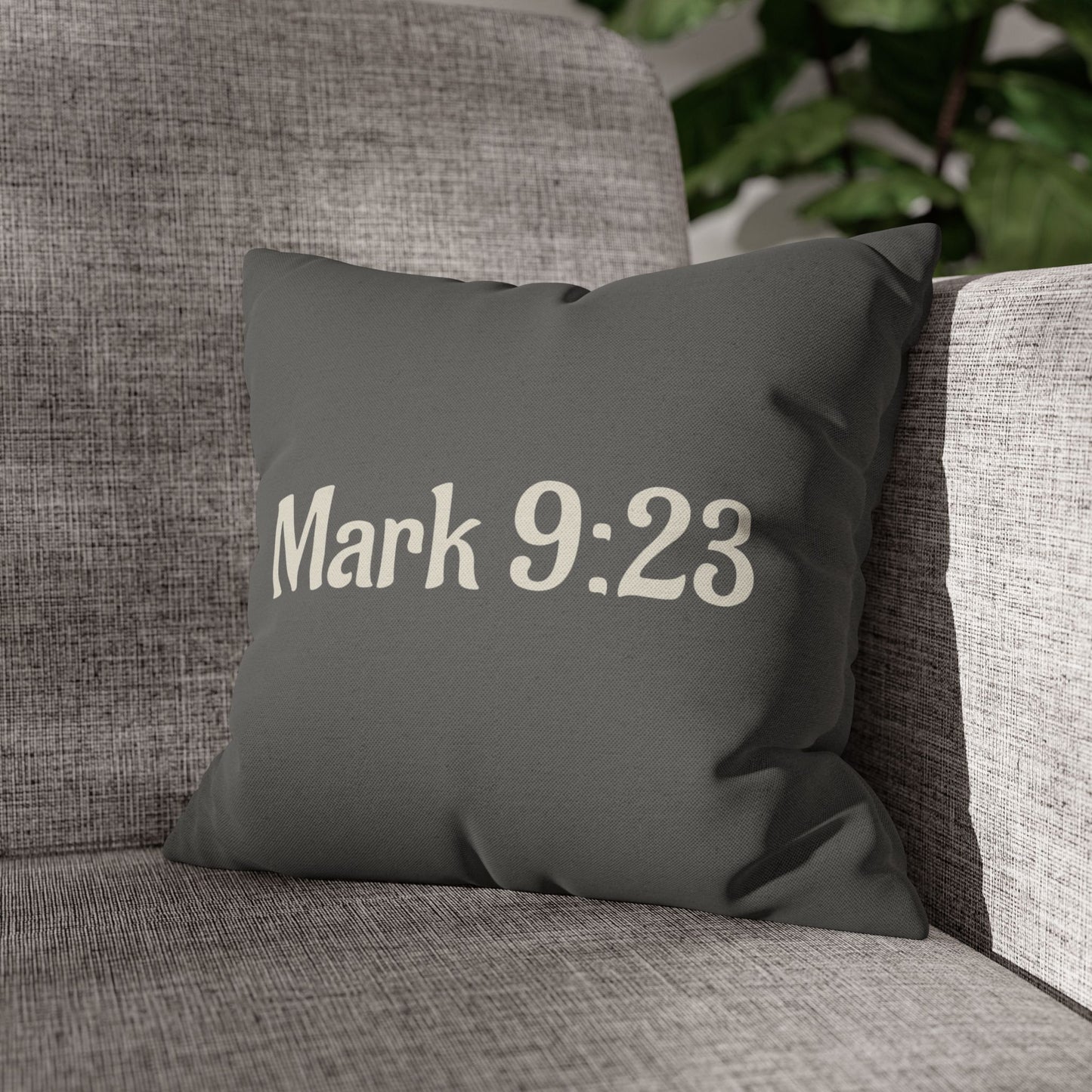 Charming Scripture Pillowcase (Mark 9:23)