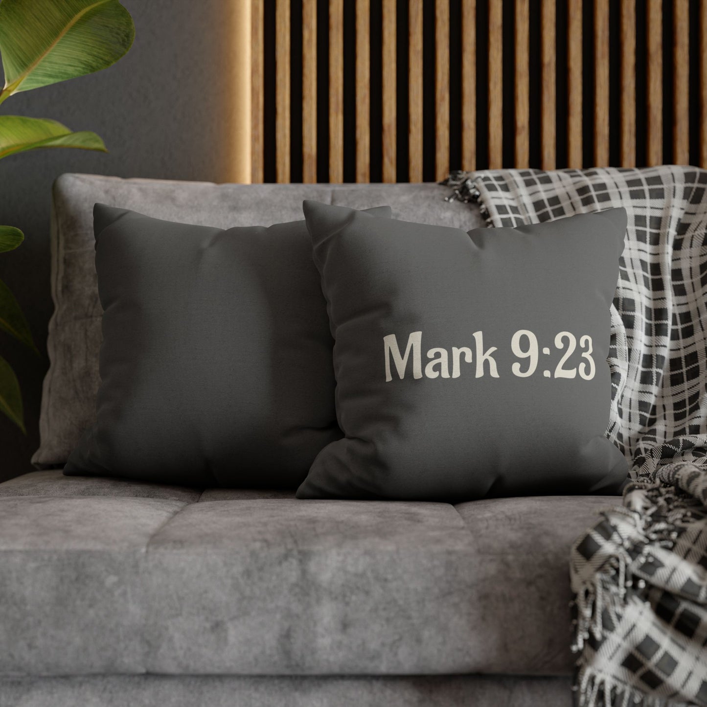 Charming Scripture Pillowcase (Mark 9:23)