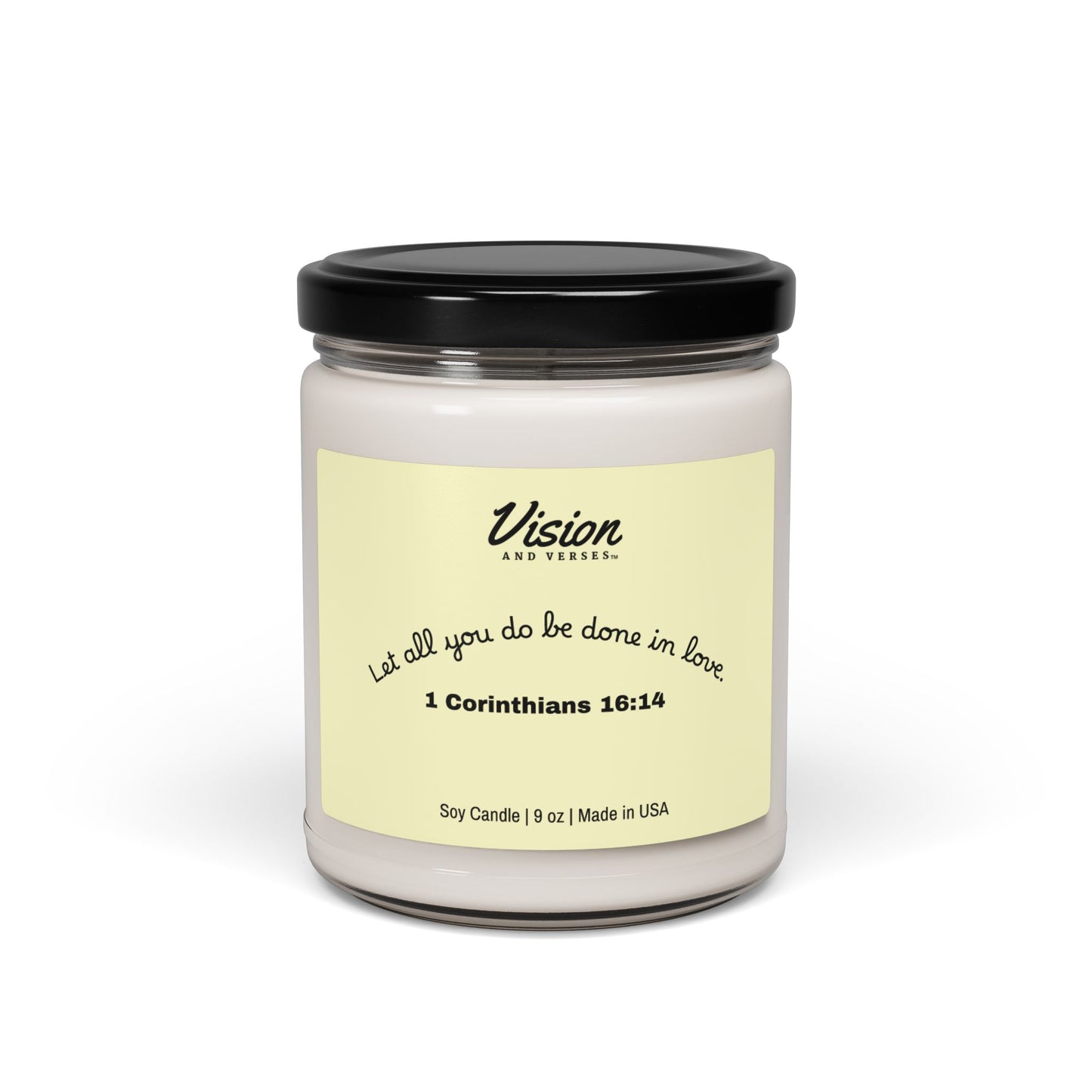 1 Corinthians 16:14 | Scripture Scented Soy Candle (9 oz)