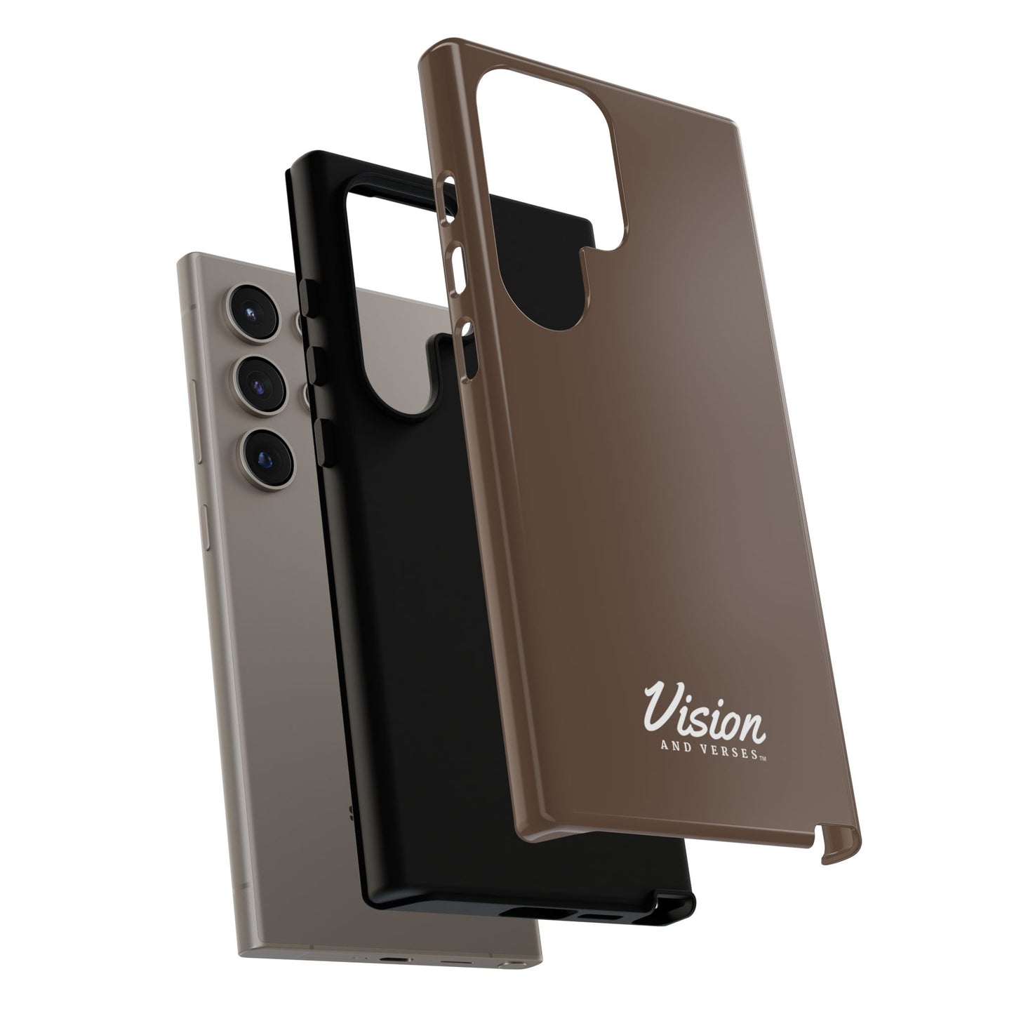 Brown Vision and Verses Tough Phone Case