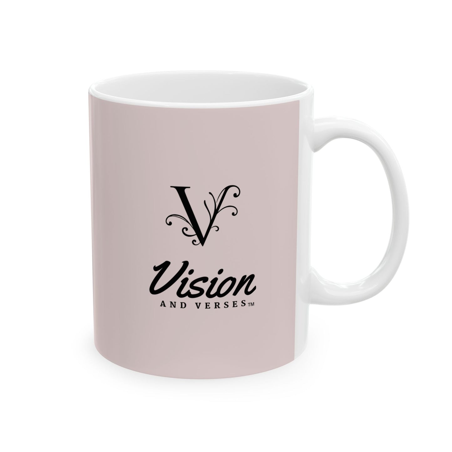 Elegant Vision and Verses Ceramic Mug