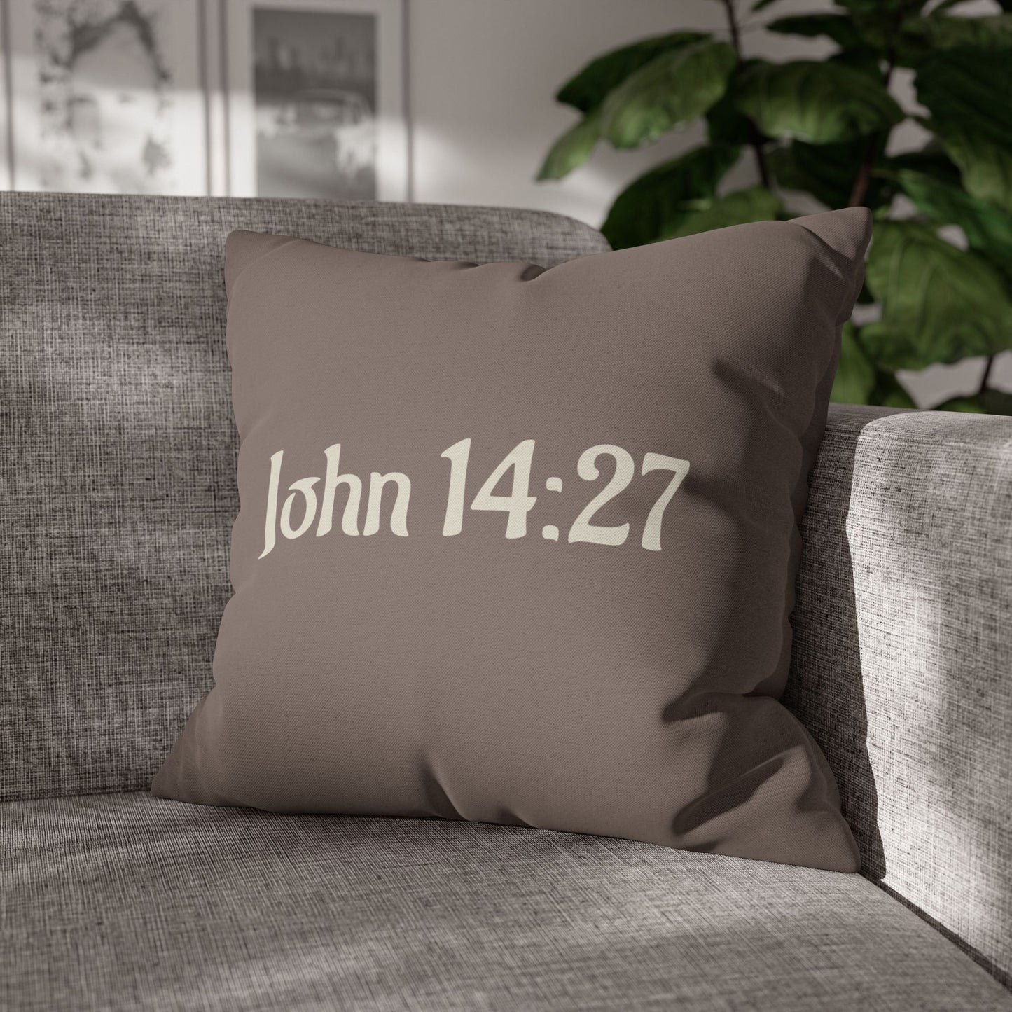 Charming Scripture Pillowcase (John 14:27)