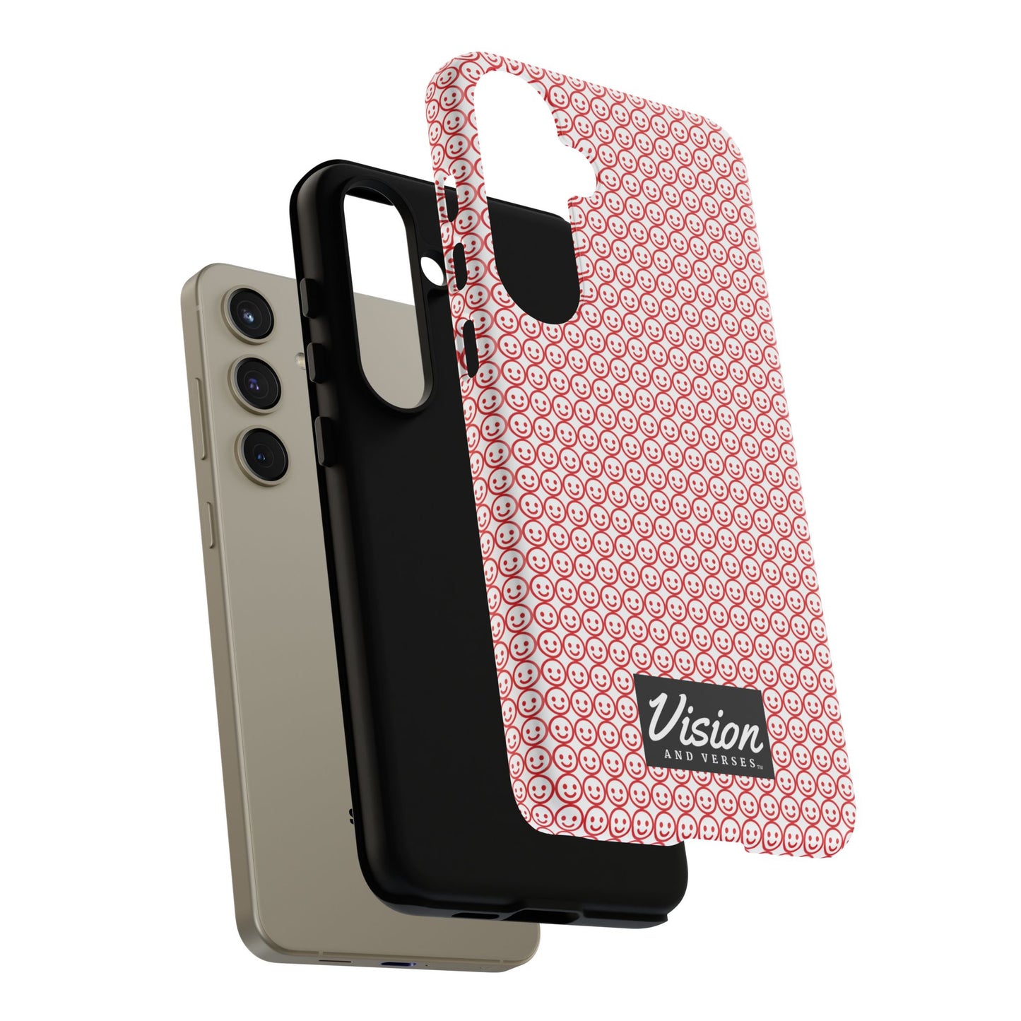 Tough Phone Case — Bubble Wrap Smile Pattern