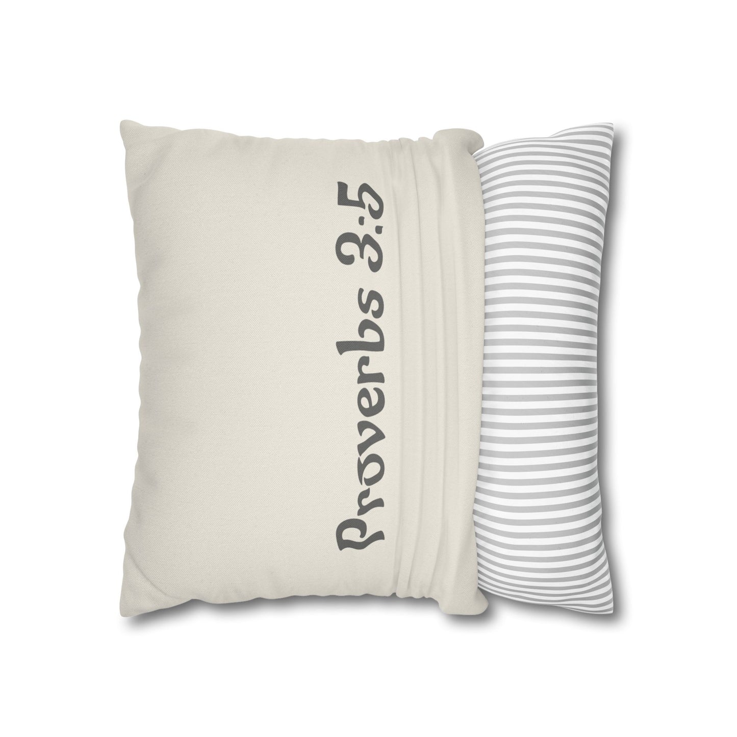 Charming Scripture Pillowcase (Proverbs 3:5)