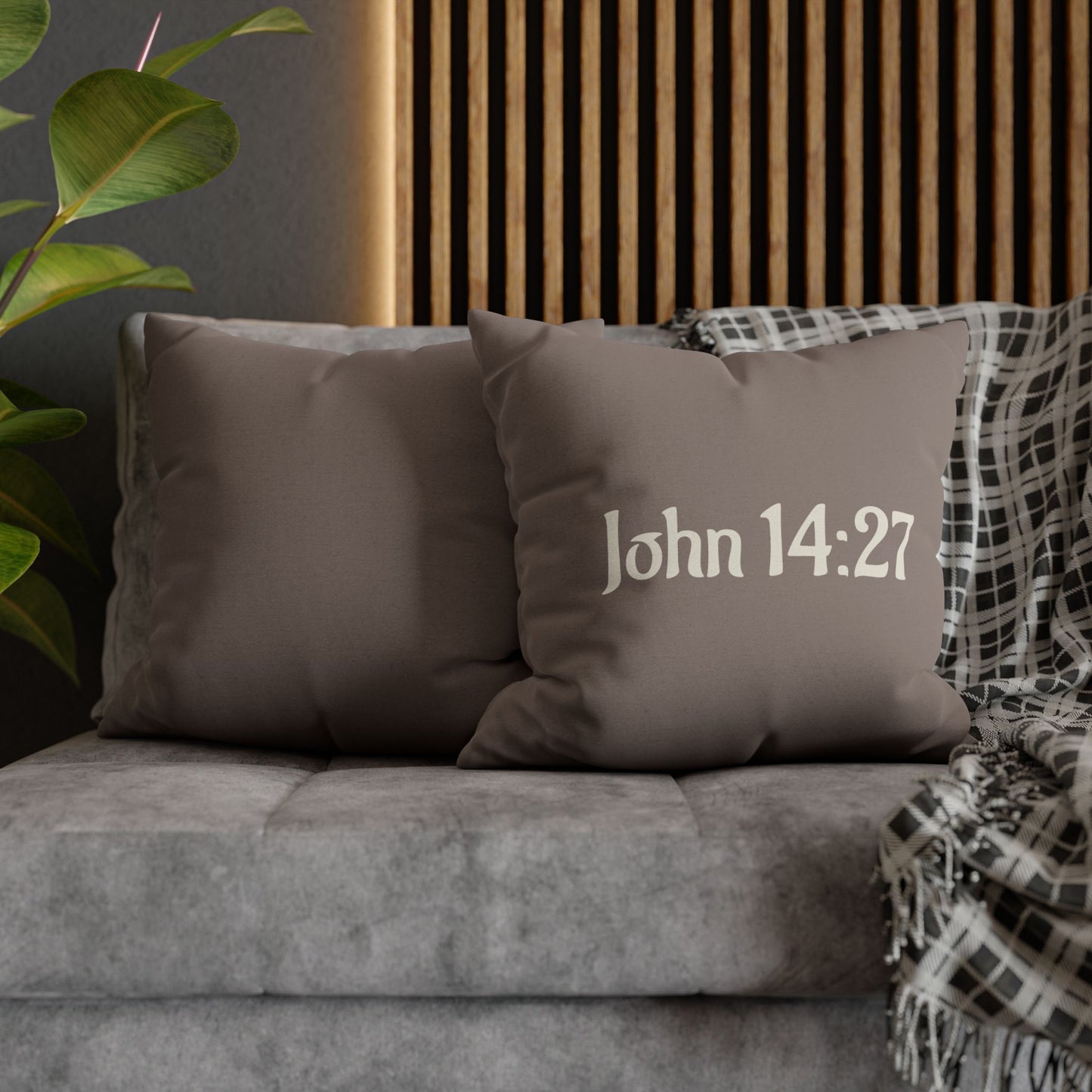 Charming Scripture Pillowcase (John 14:27)