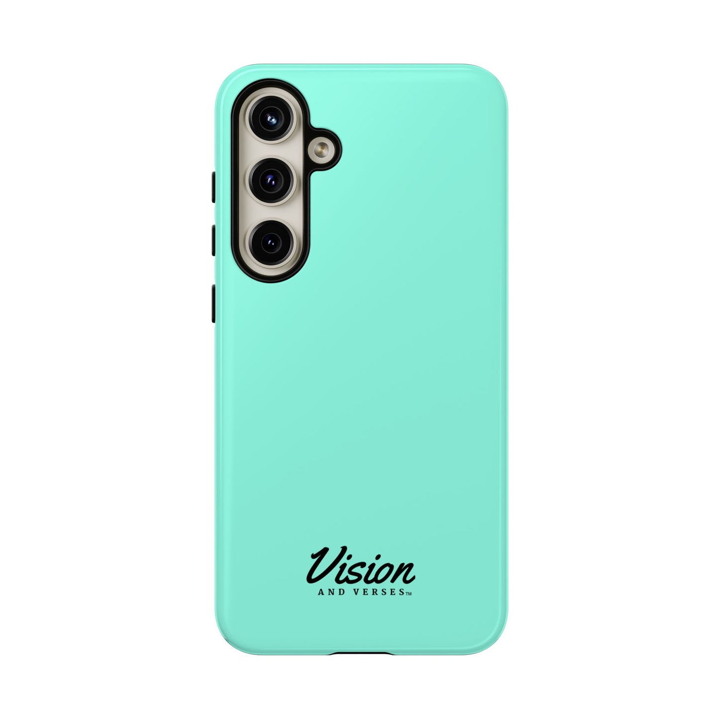 Aquamarine Vision and Verses Tough Phone Case