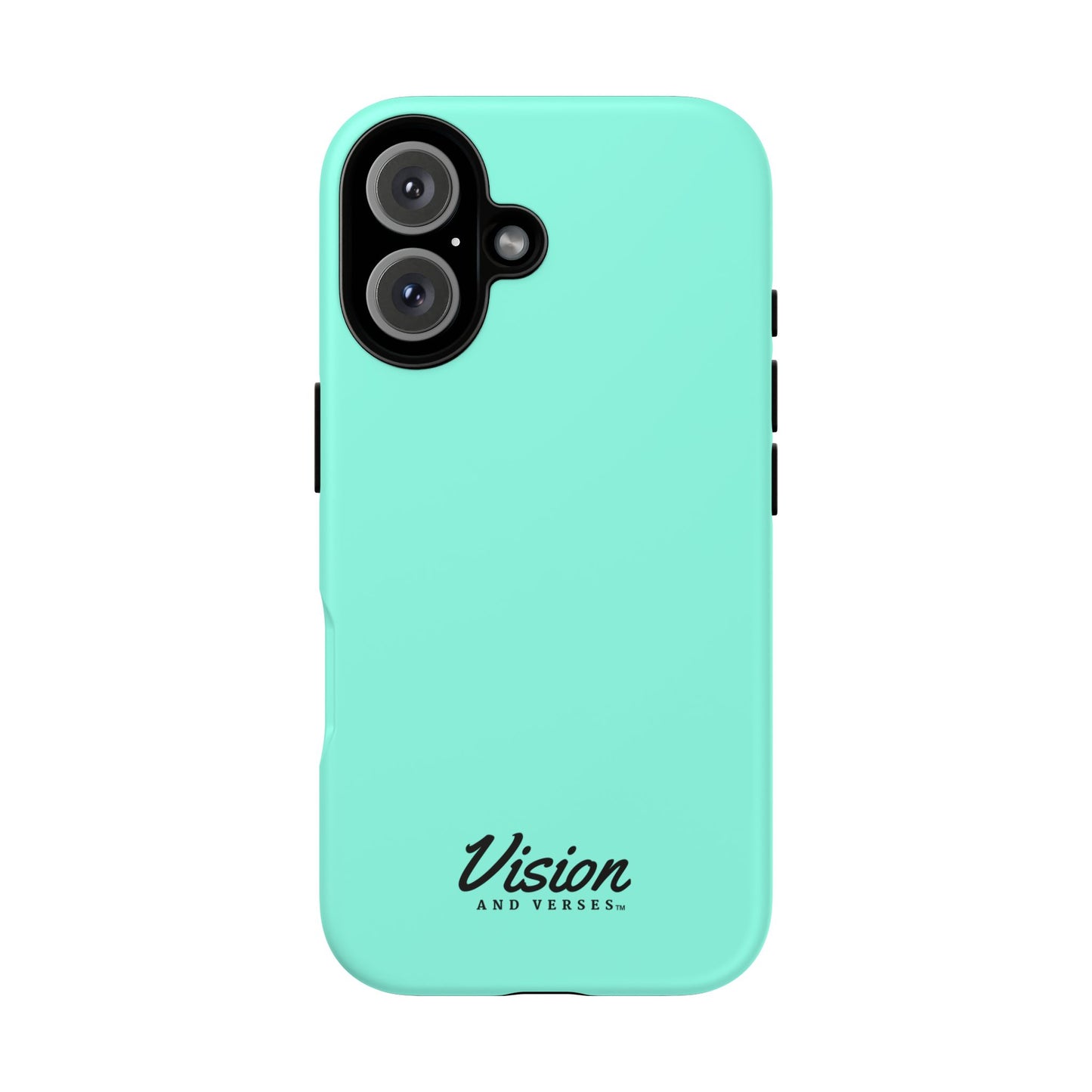 Aquamarine Vision and Verses Tough Phone Case