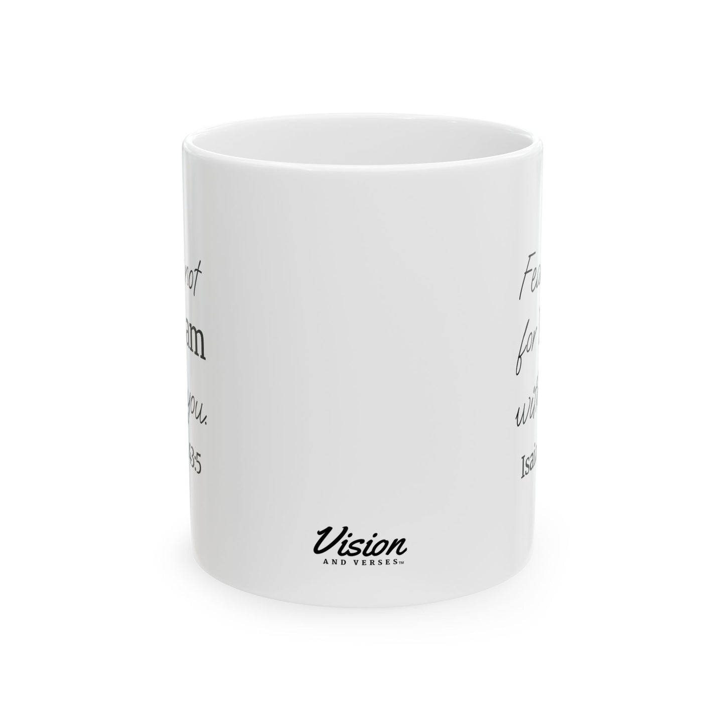 *NEW* Inspirational White Ceramic Mug (11oz, 15oz) | Isaiah 43:5