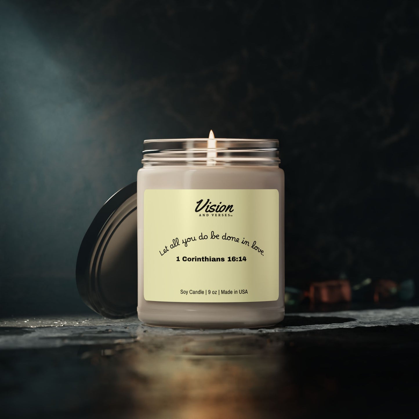 1 Corinthians 16:14 | Scripture Scented Soy Candle (9 oz)
