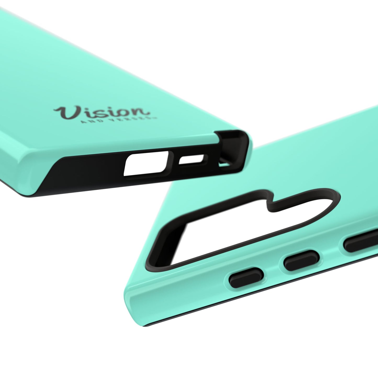 Aquamarine Vision and Verses Tough Phone Case