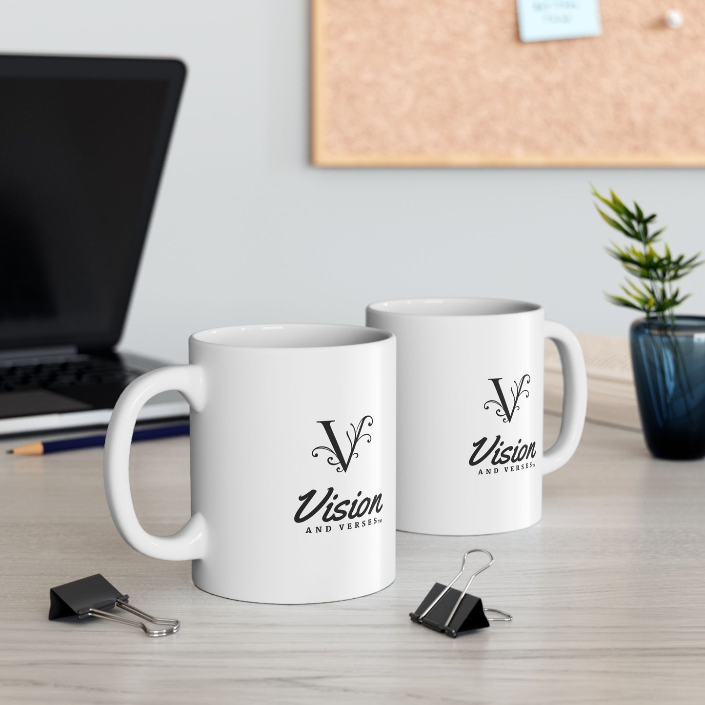 Elegant Vision and Verses Ceramic Mug
