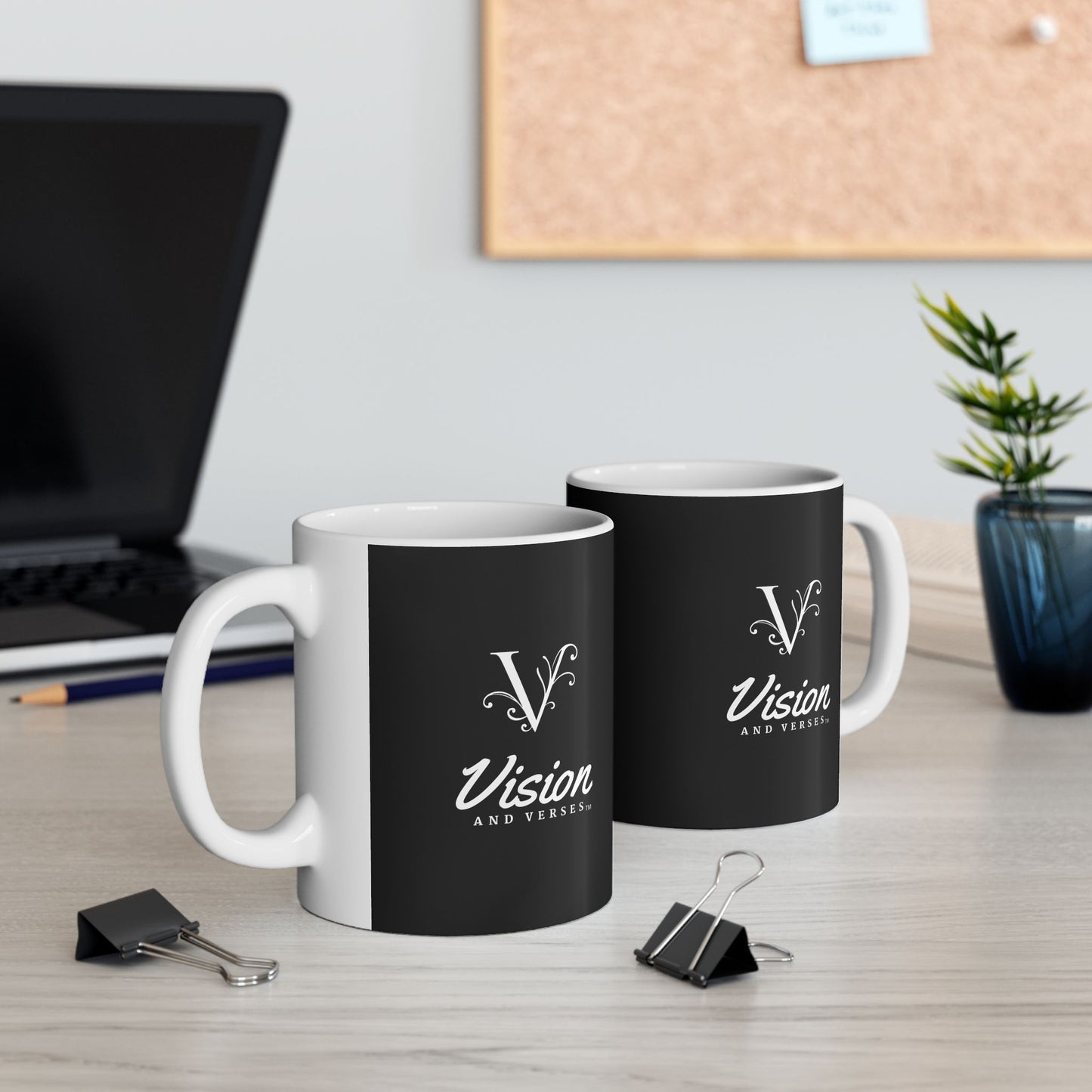 Elegant Vision and Verses Ceramic Mug