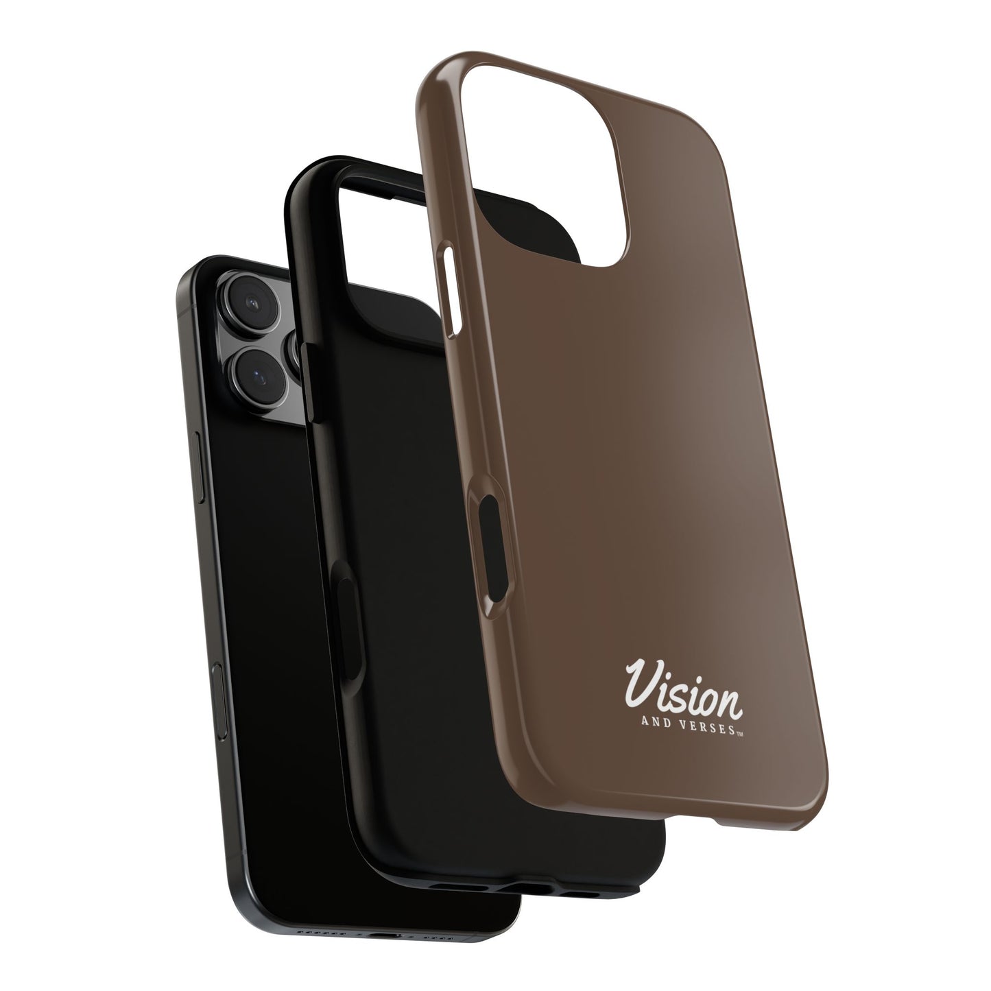 Brown Vision and Verses Tough Phone Case