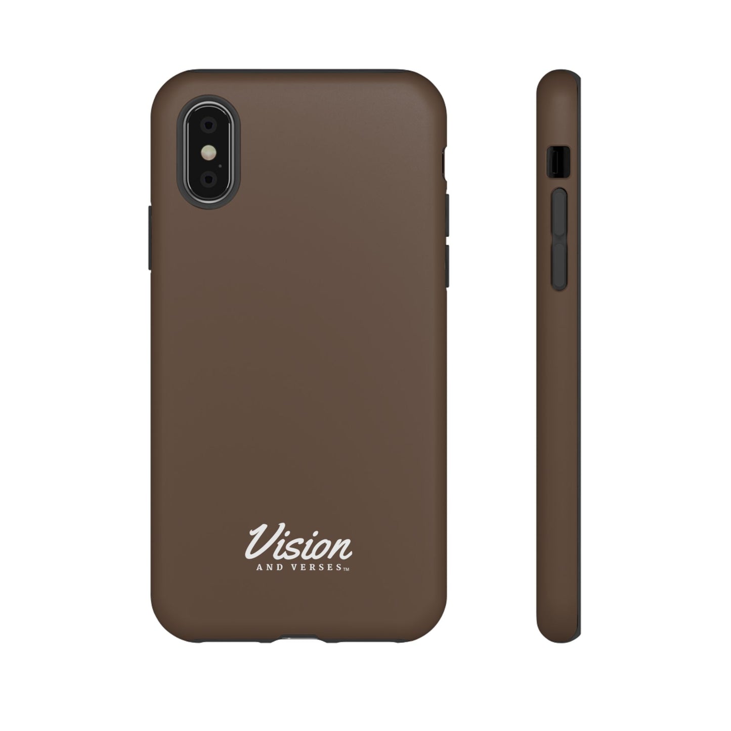 Brown Vision and Verses Tough Phone Case