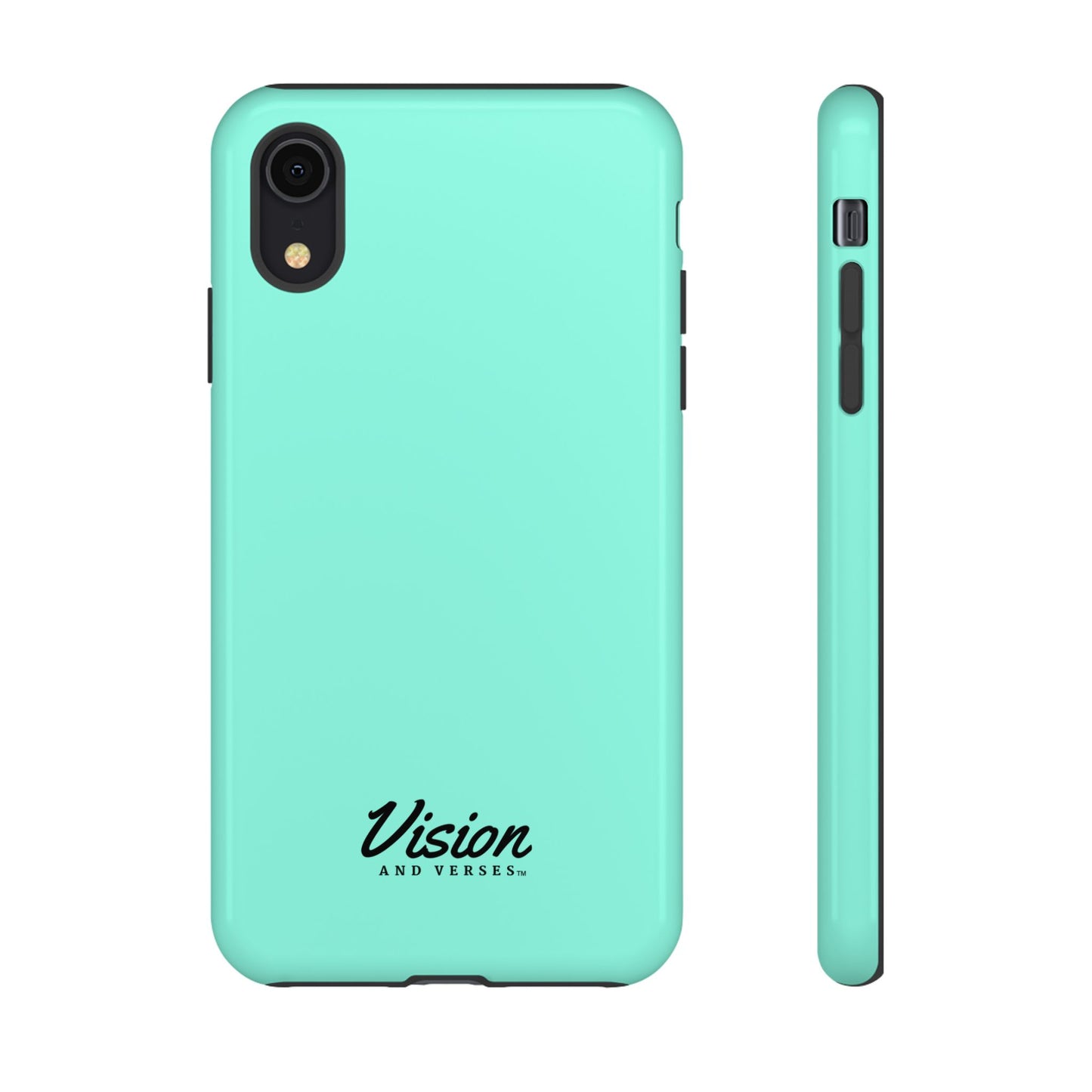 Aquamarine Vision and Verses Tough Phone Case