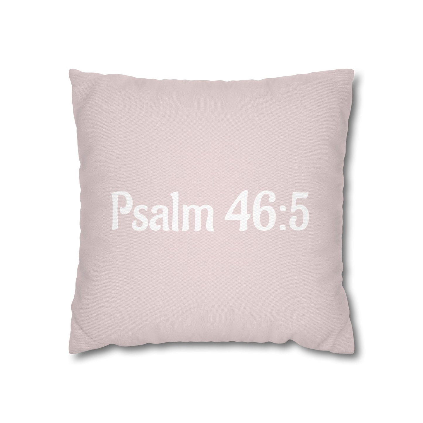 Charming Pinwheel Petal Pillowcase (Psalm 46:5)