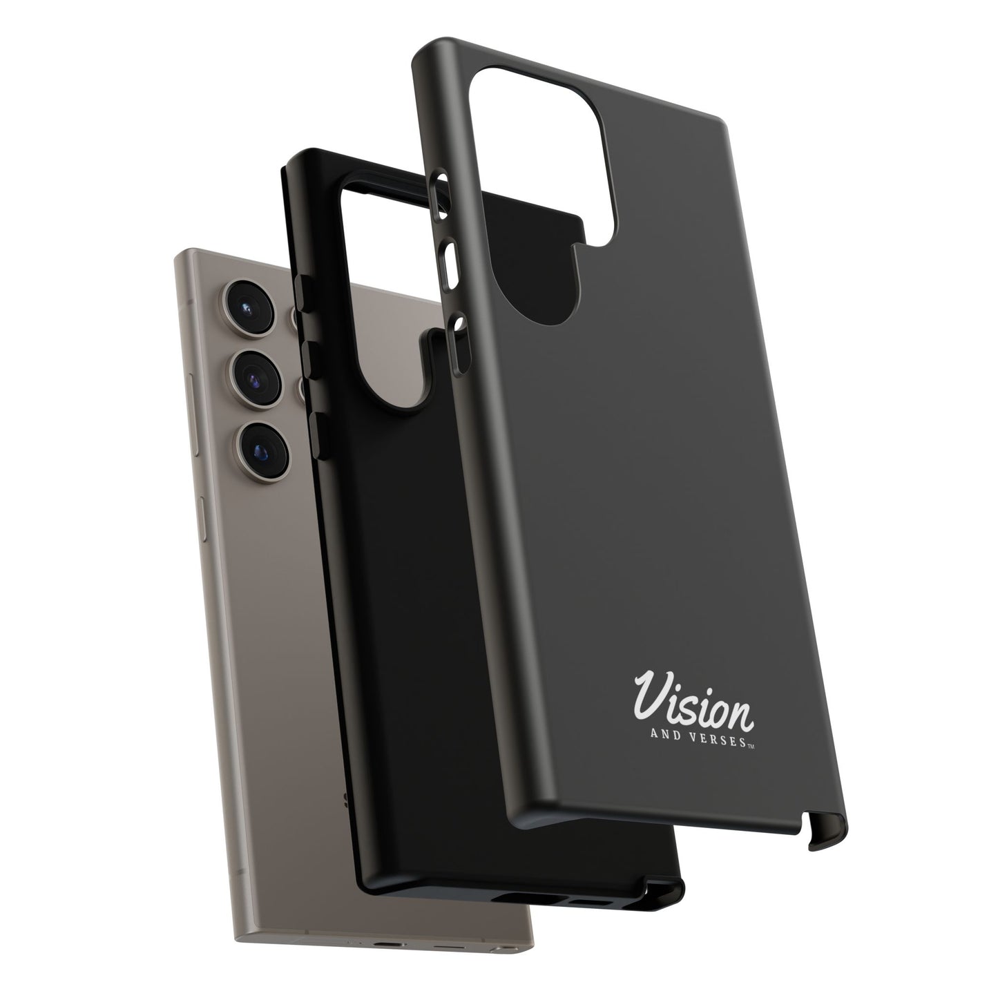 Black Vision and Verses Tough Phone Case