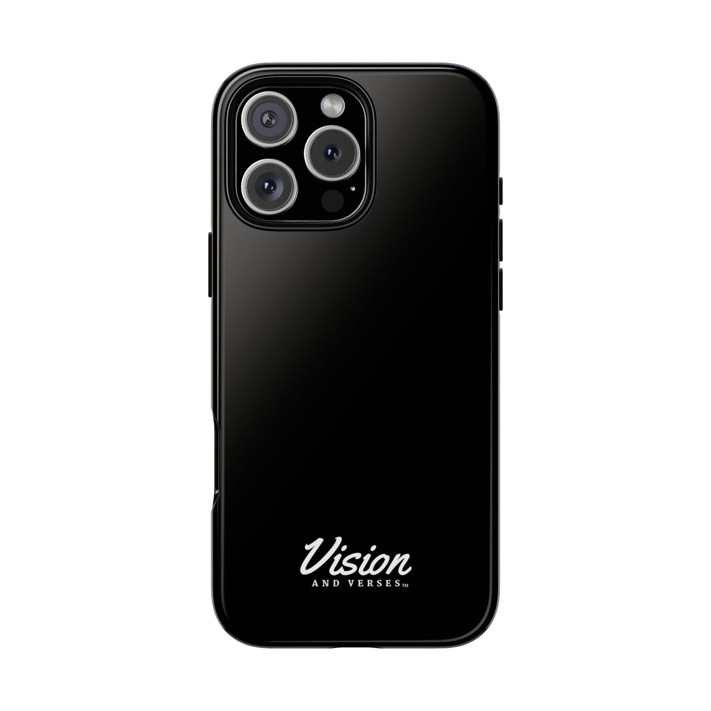 Black Vision and Verses Tough Phone Case