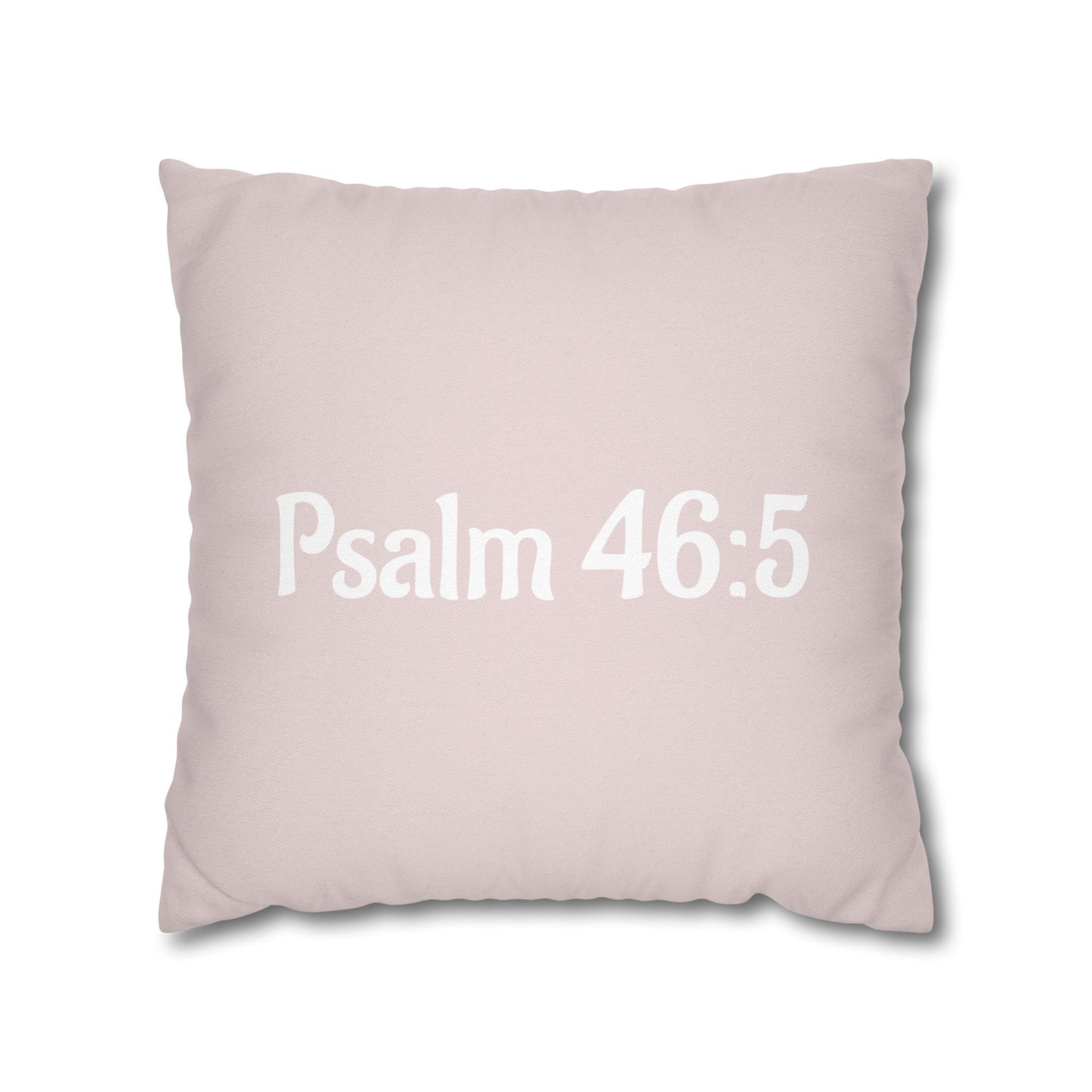 Charming Pinwheel Petal Pillowcase (Psalm 46:5)