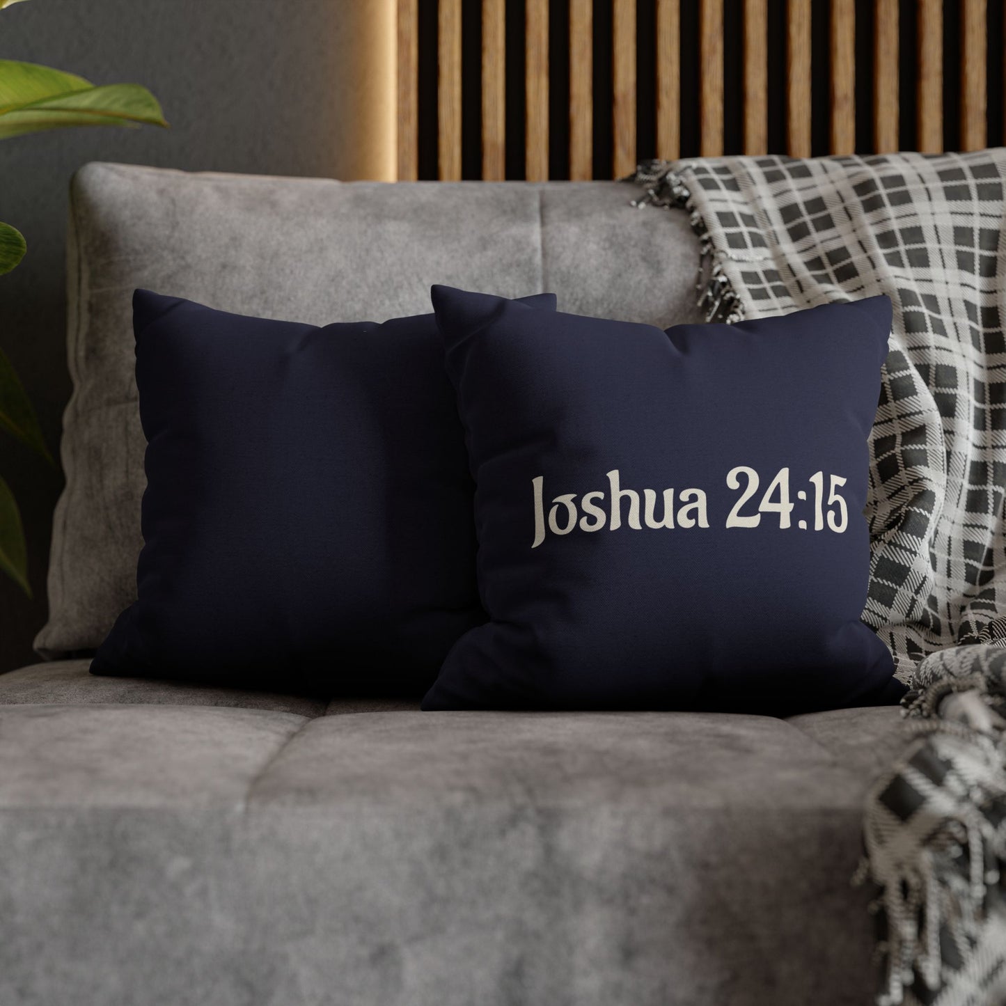Charming Scripture Pillowcase (Joshua 24:15)