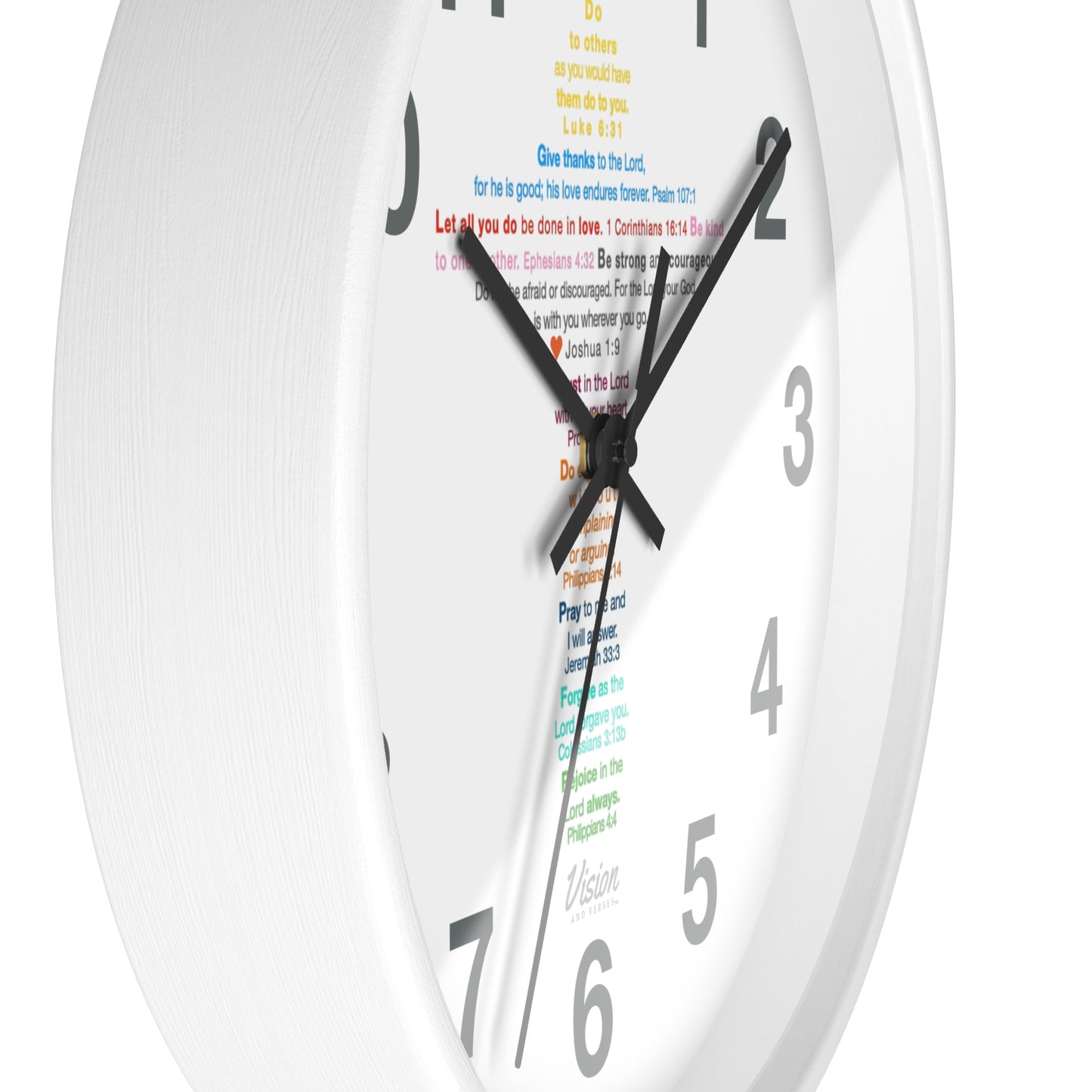 *MOST SOLD* The Kids Cross - Wall Clock (numbers)