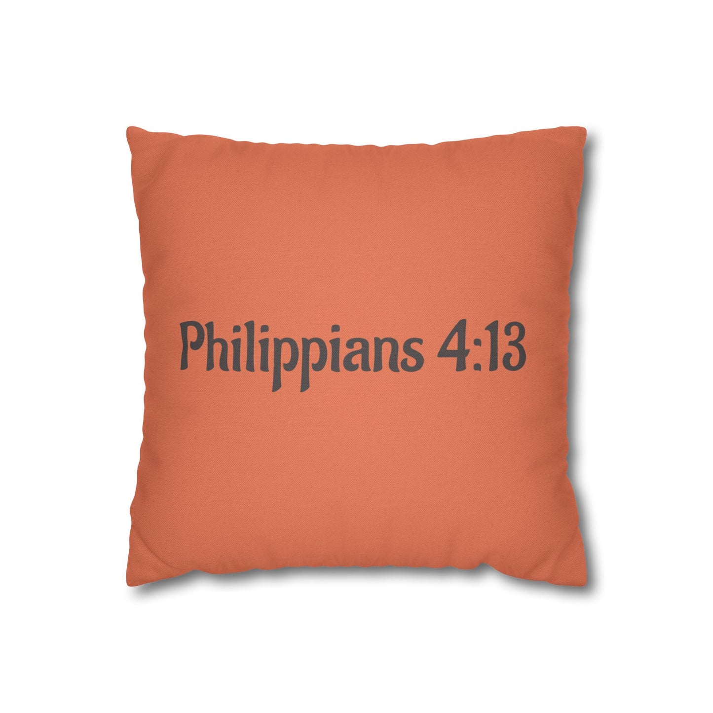 Charming Scripture Pillowcase (Philippians 4:13)