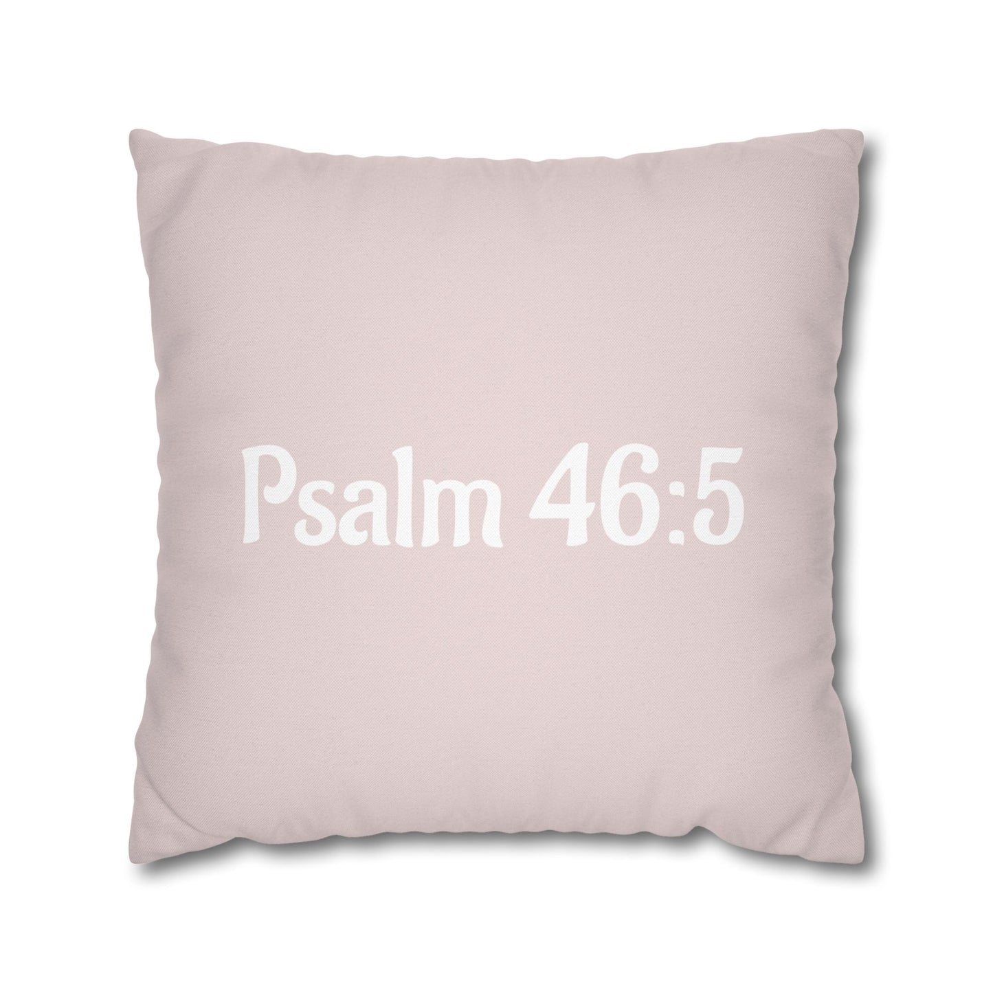 Charming Pinwheel Petal Pillowcase (Psalm 46:5)