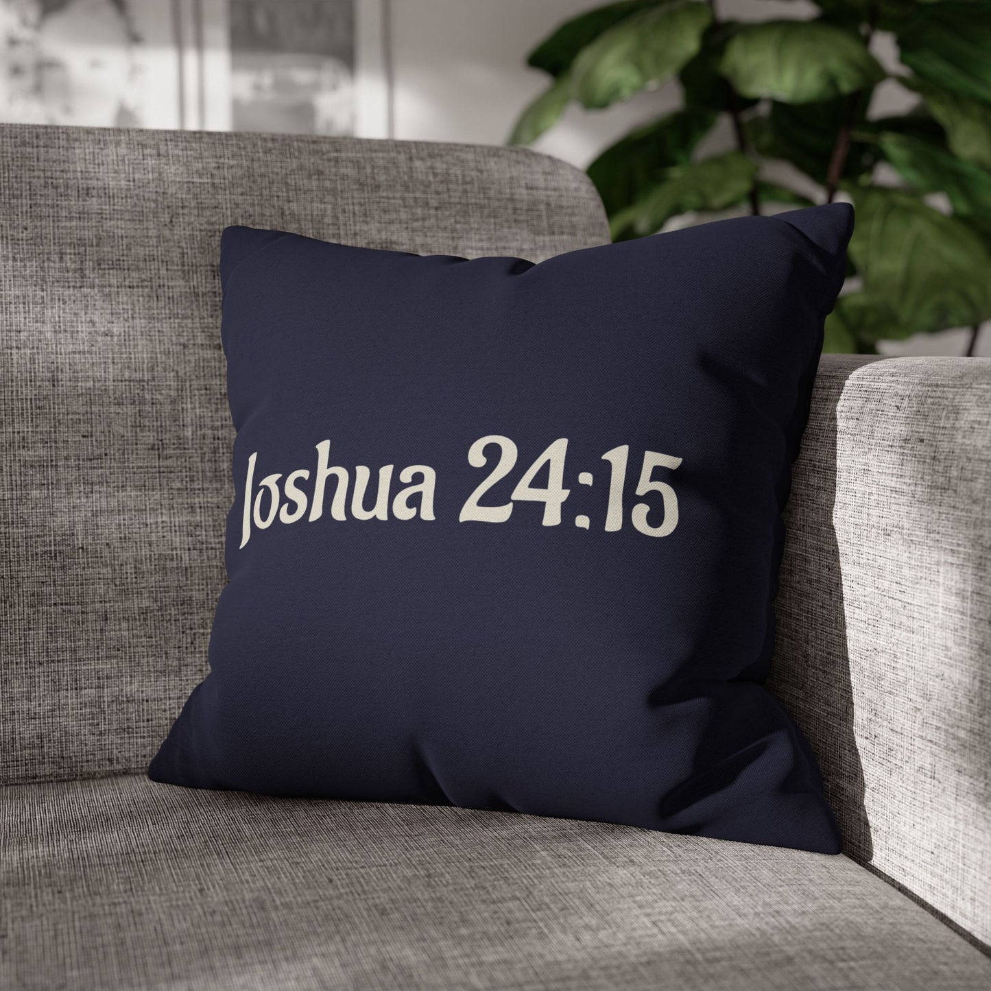 Charming Scripture Pillowcase (Joshua 24:15)