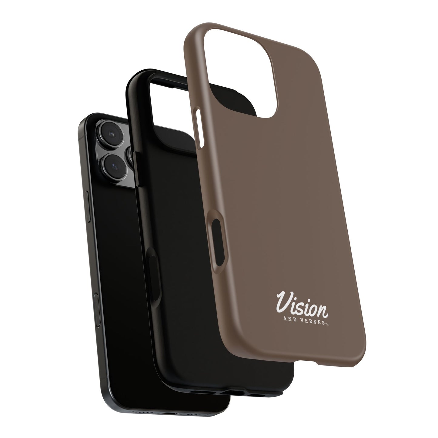 Brown Vision and Verses Tough Phone Case