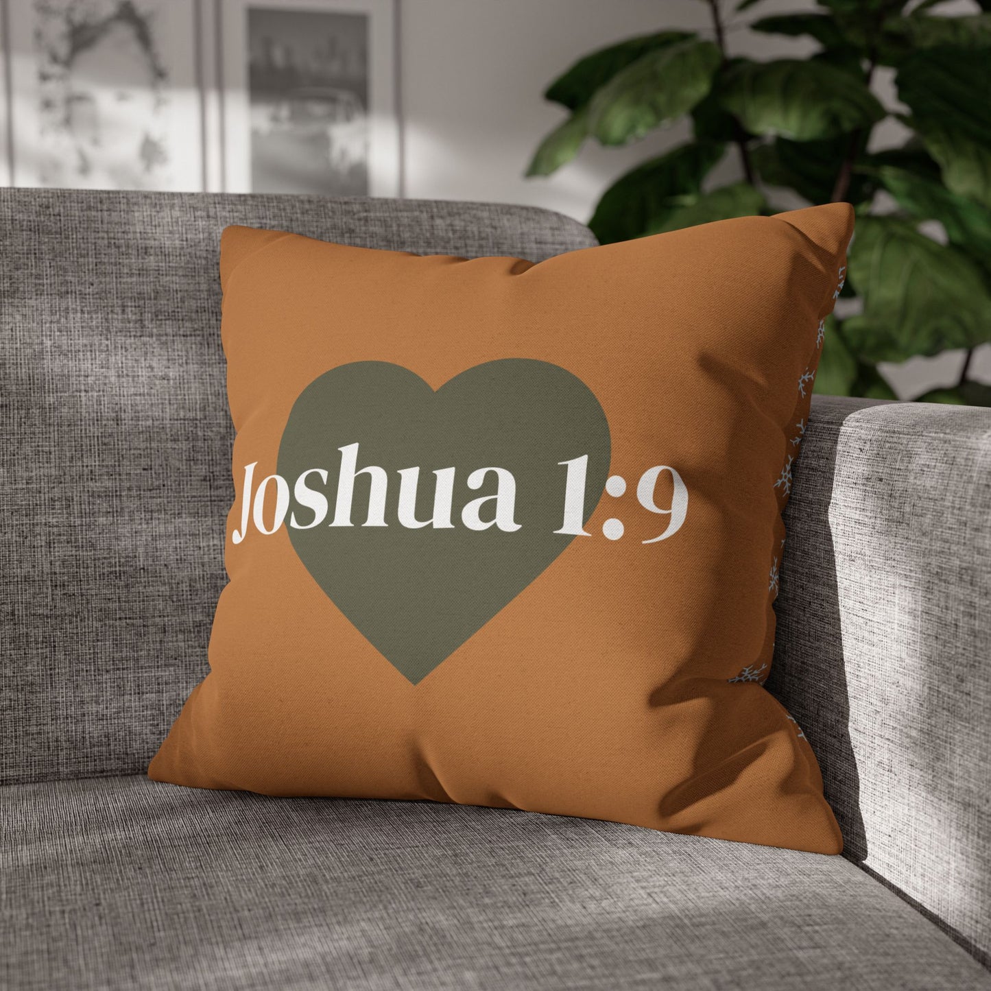 Charming Polar Pillowcase (Joshua 1:9)
