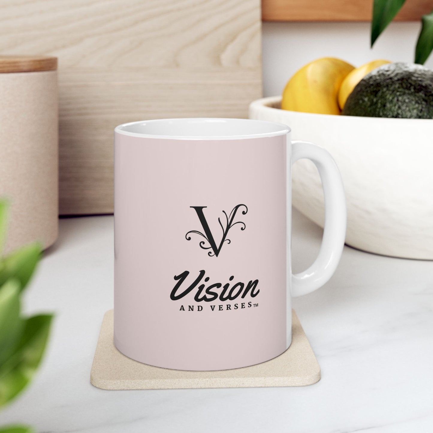 Elegant Vision and Verses Ceramic Mug