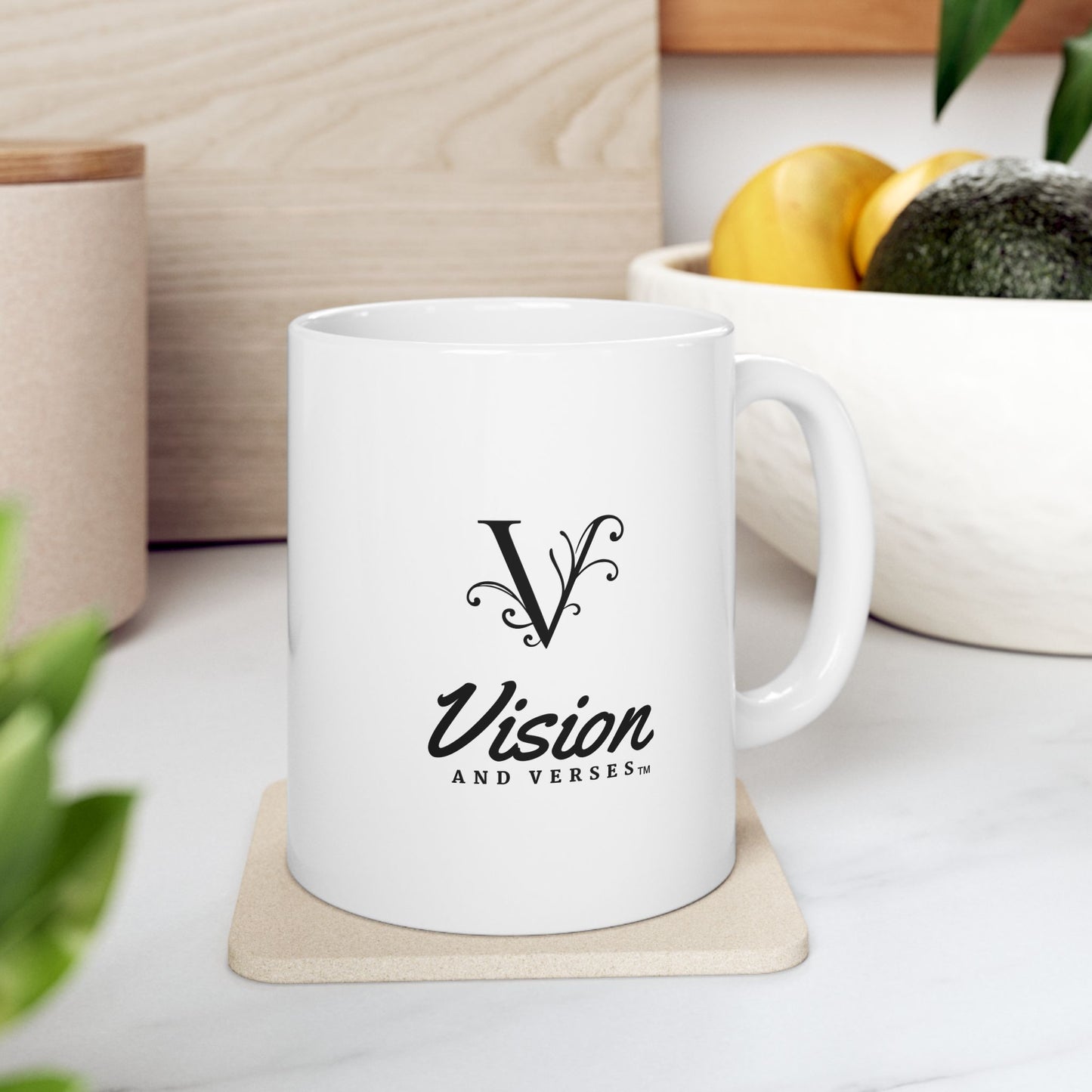 Elegant Vision and Verses Ceramic Mug